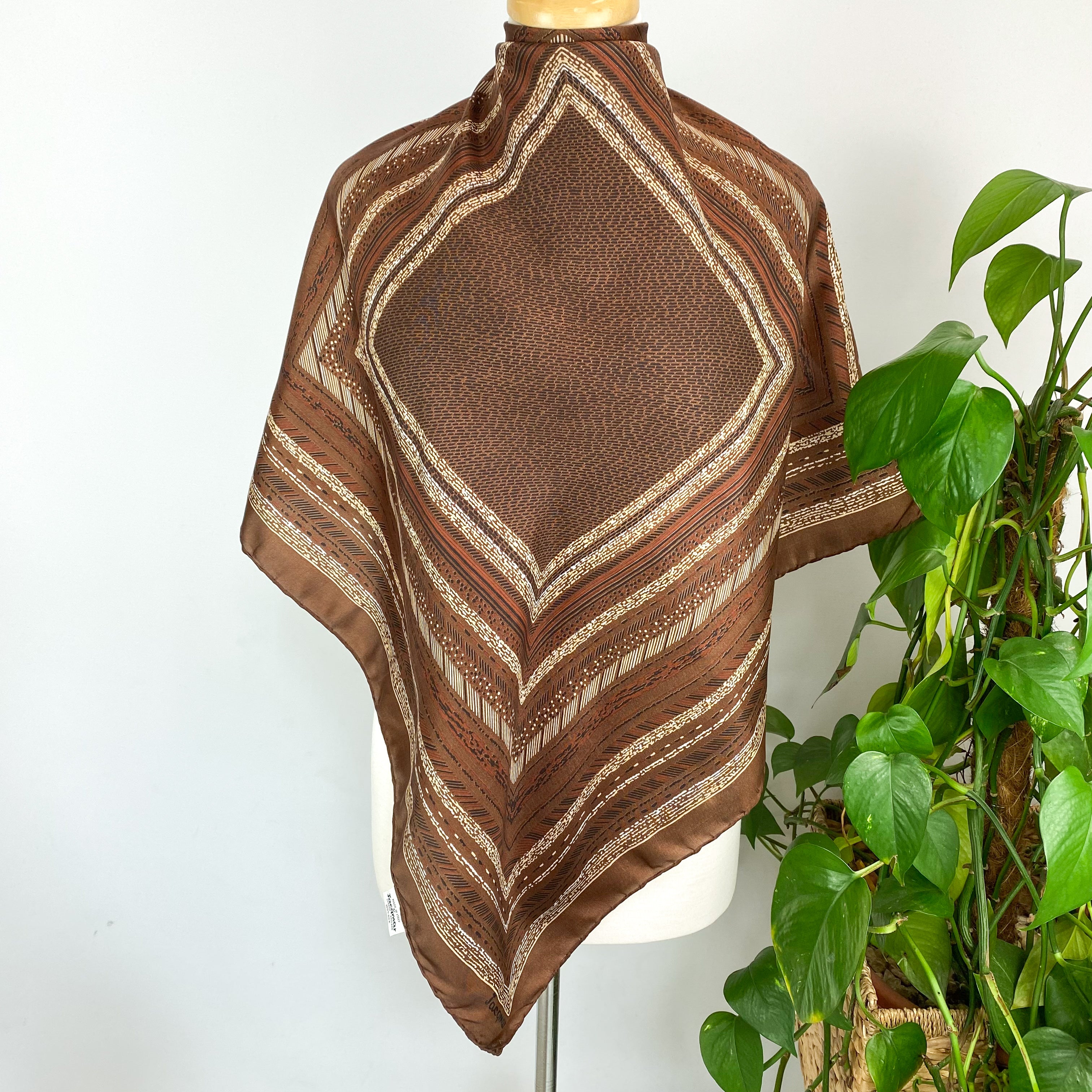 1969s Jacqmar Vintage Silk Scarf