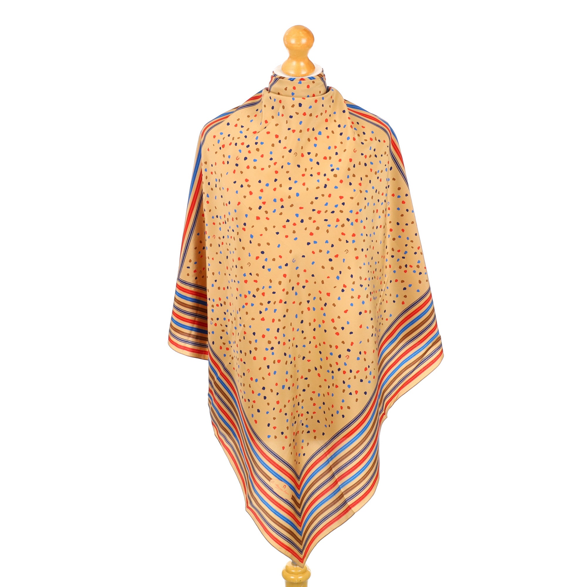 Etienne Aigner French Vintage Silk Scarf