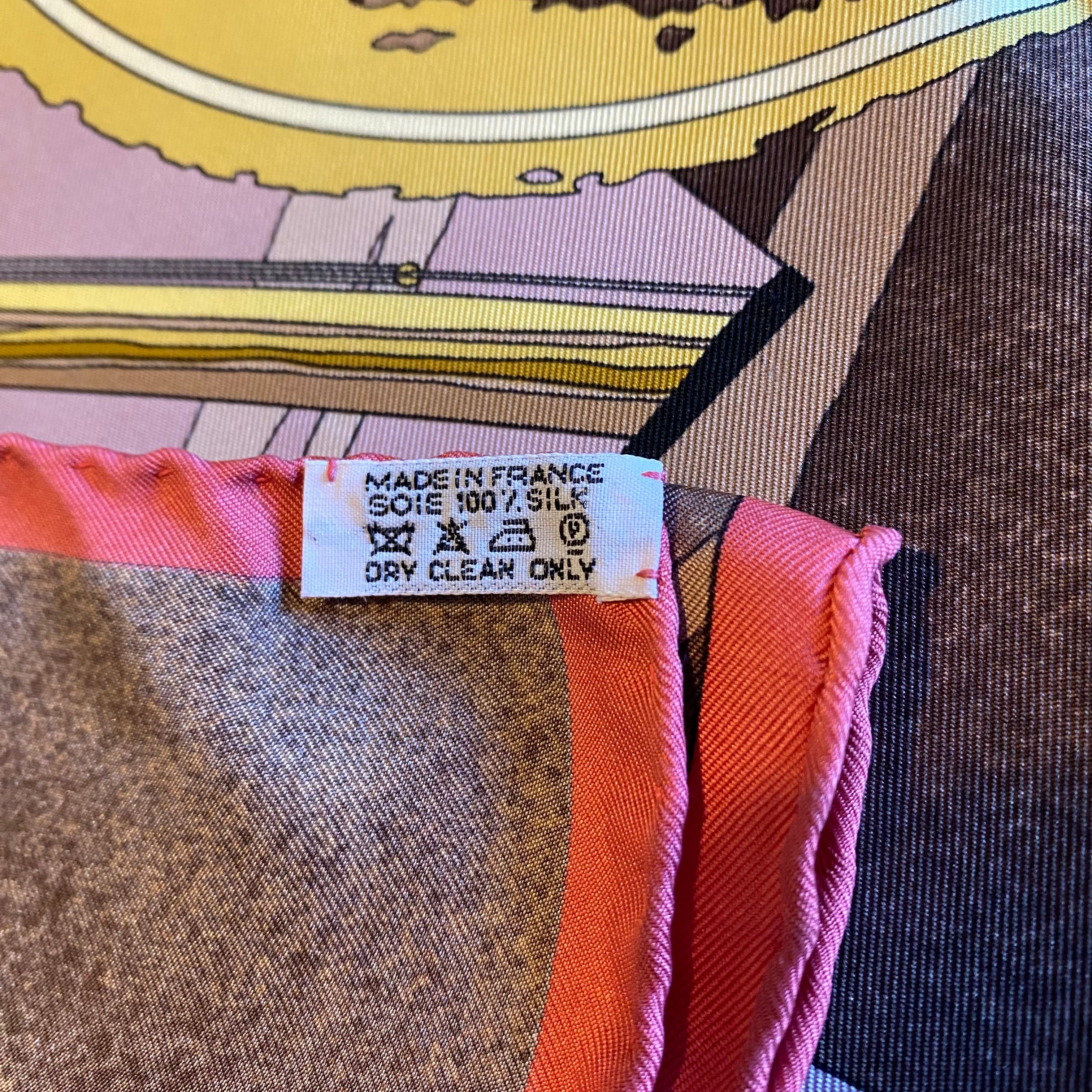 Hermès Face au Large Silk Scarf