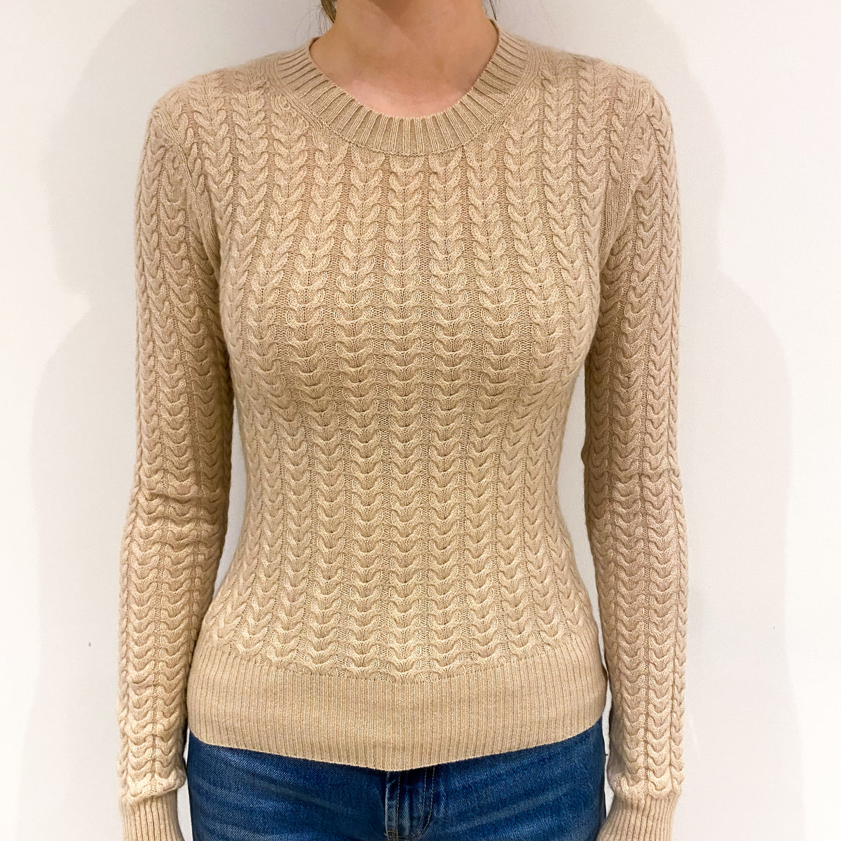 Sand Crew Neck Jumper Extra Small