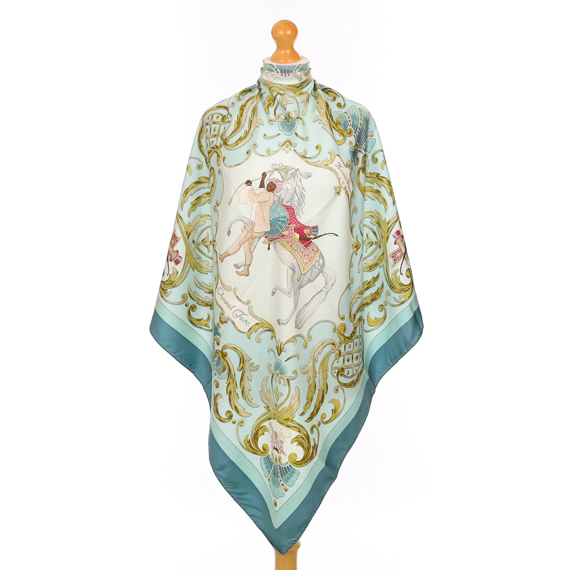 Hermès Cheval Turc Silk Scarf