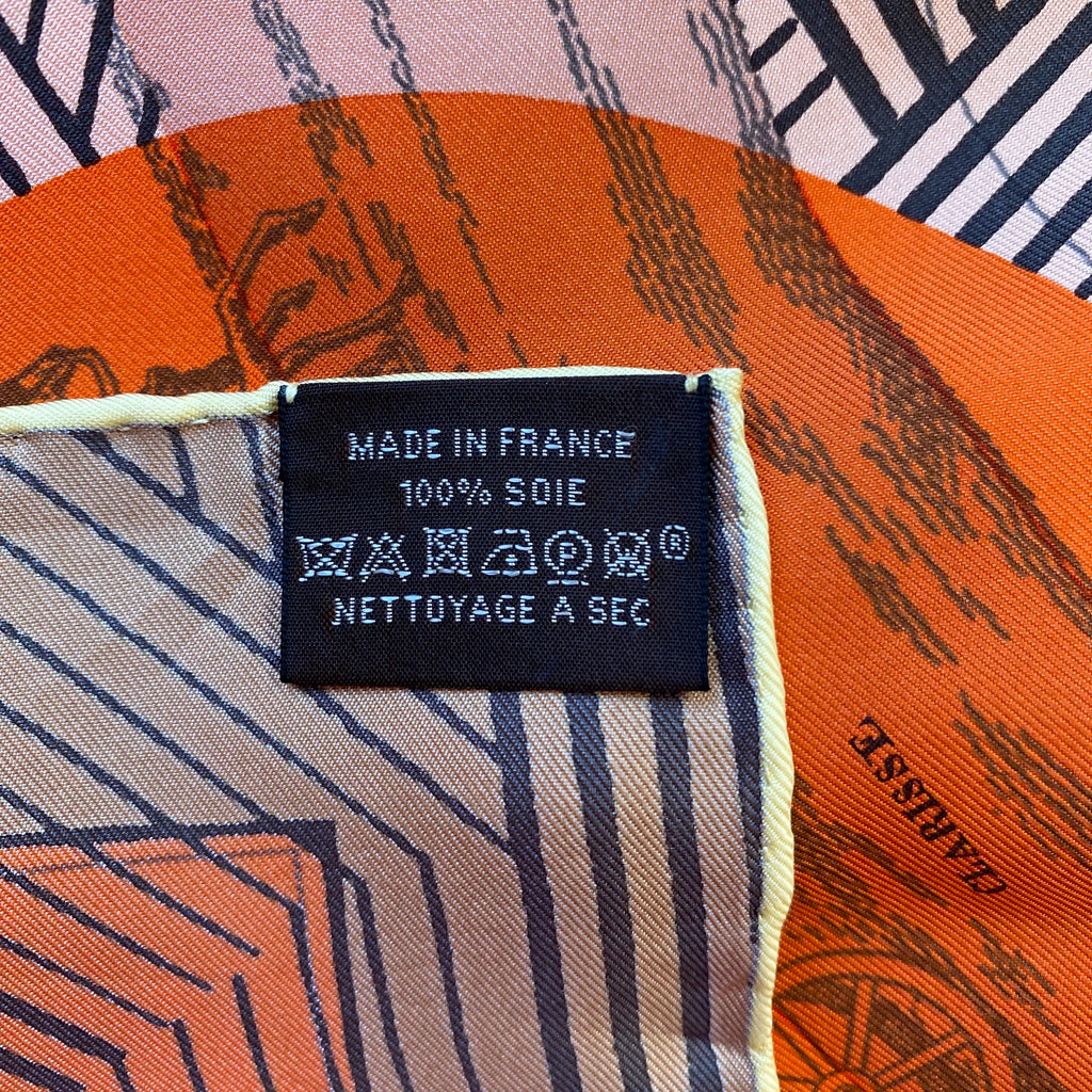 Pristine Boxed Hermès Jeu des Omnibus Remix Silk Scarf Rare