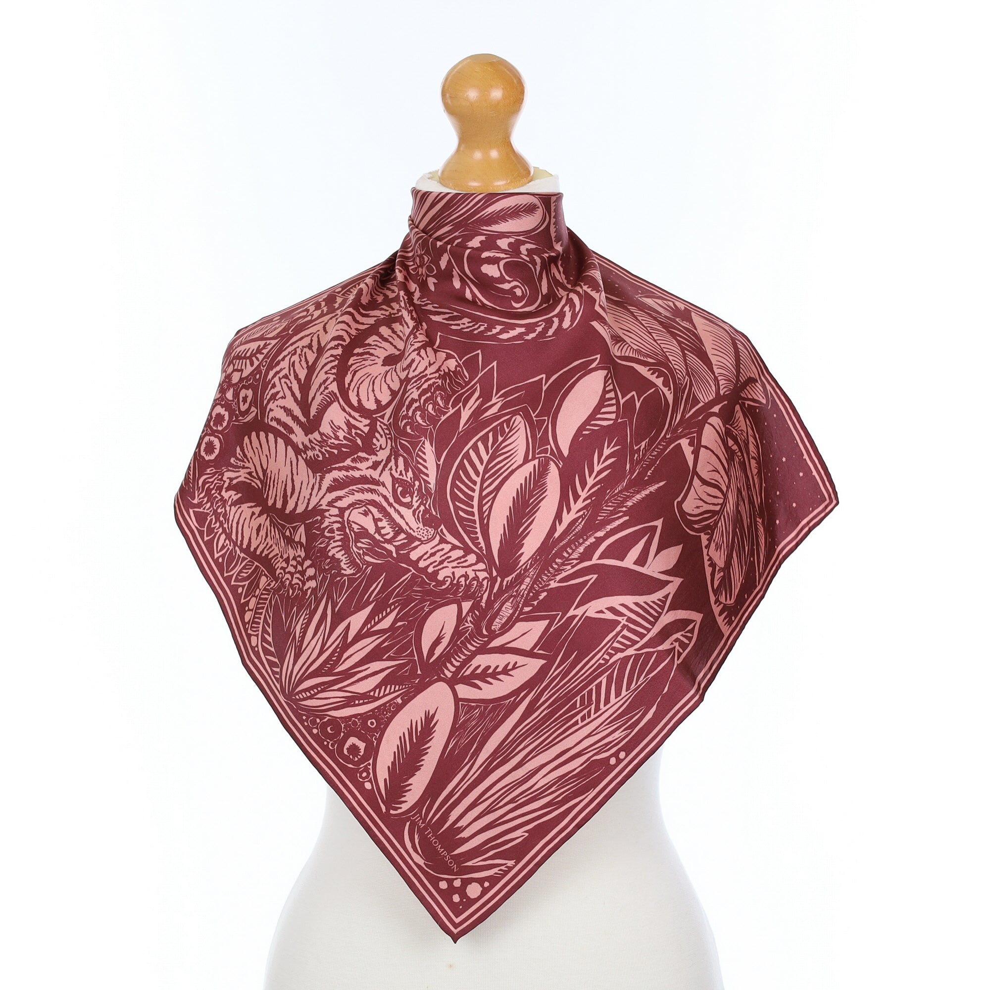 Brand New Jim Thompson Small Silk Scarf