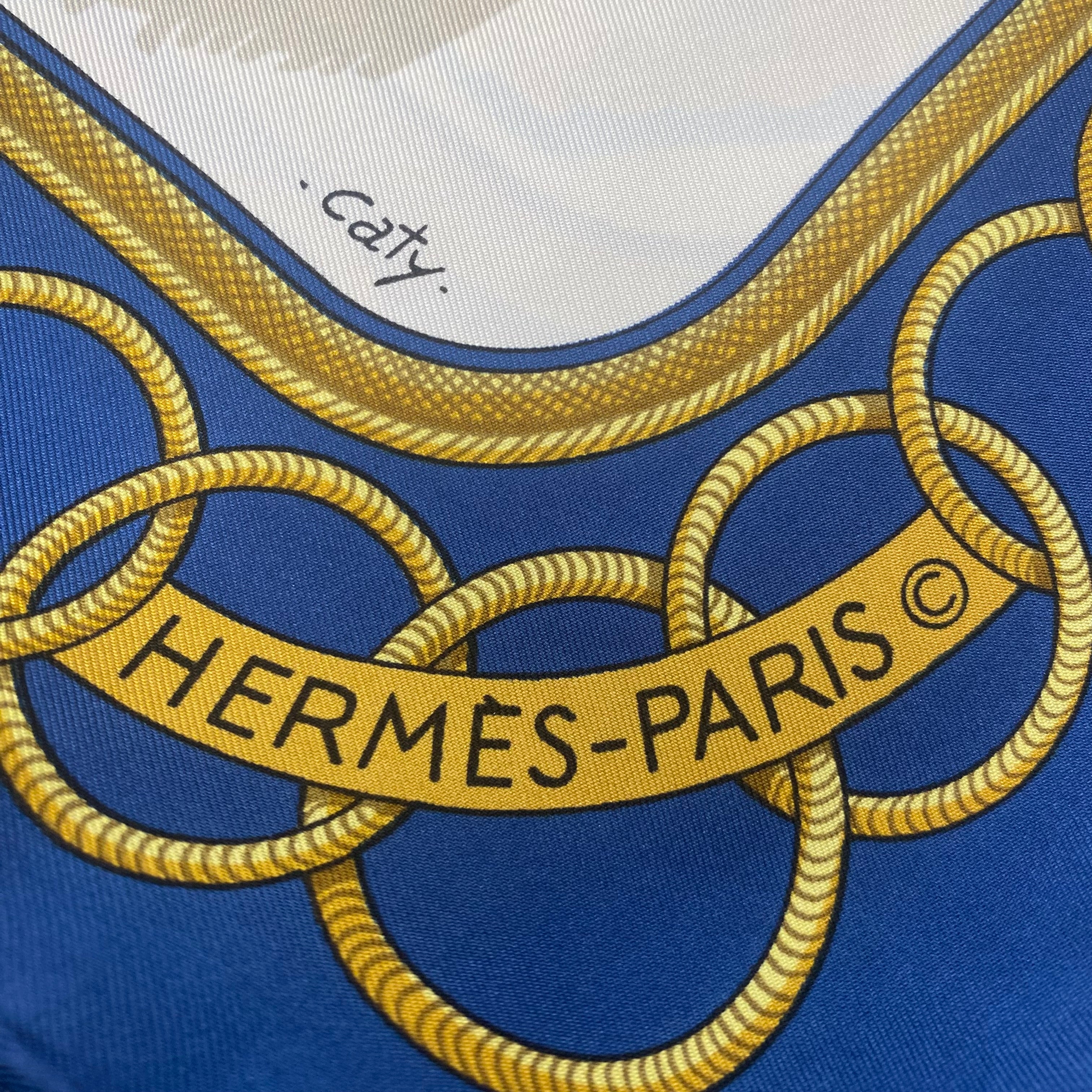 Hermès Epaulettes Silk Scarf Quite Rare