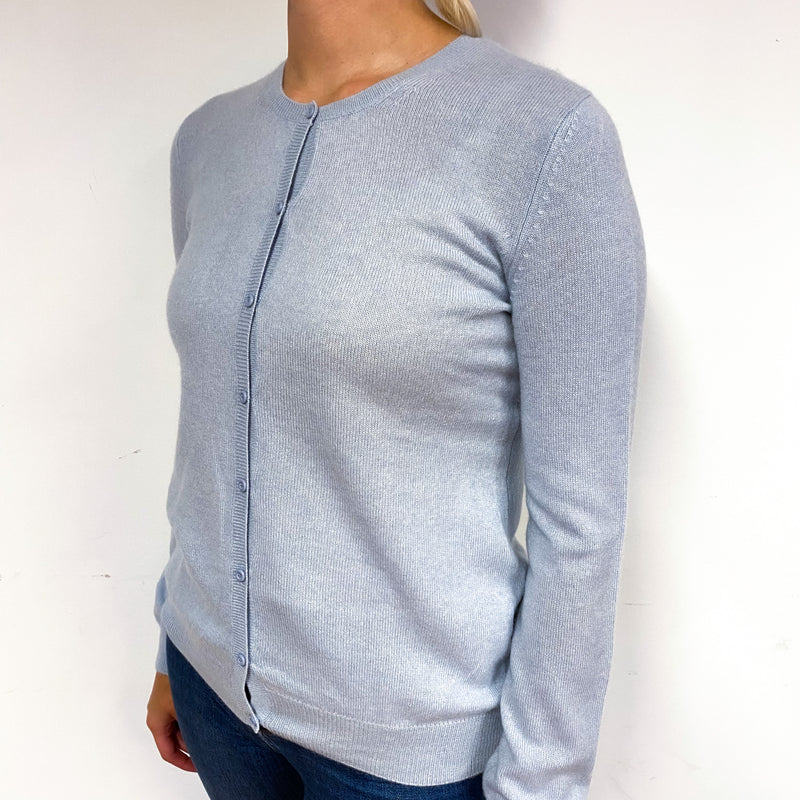 Applene Cashmere Cardigan - SEAGLASS BLUE
