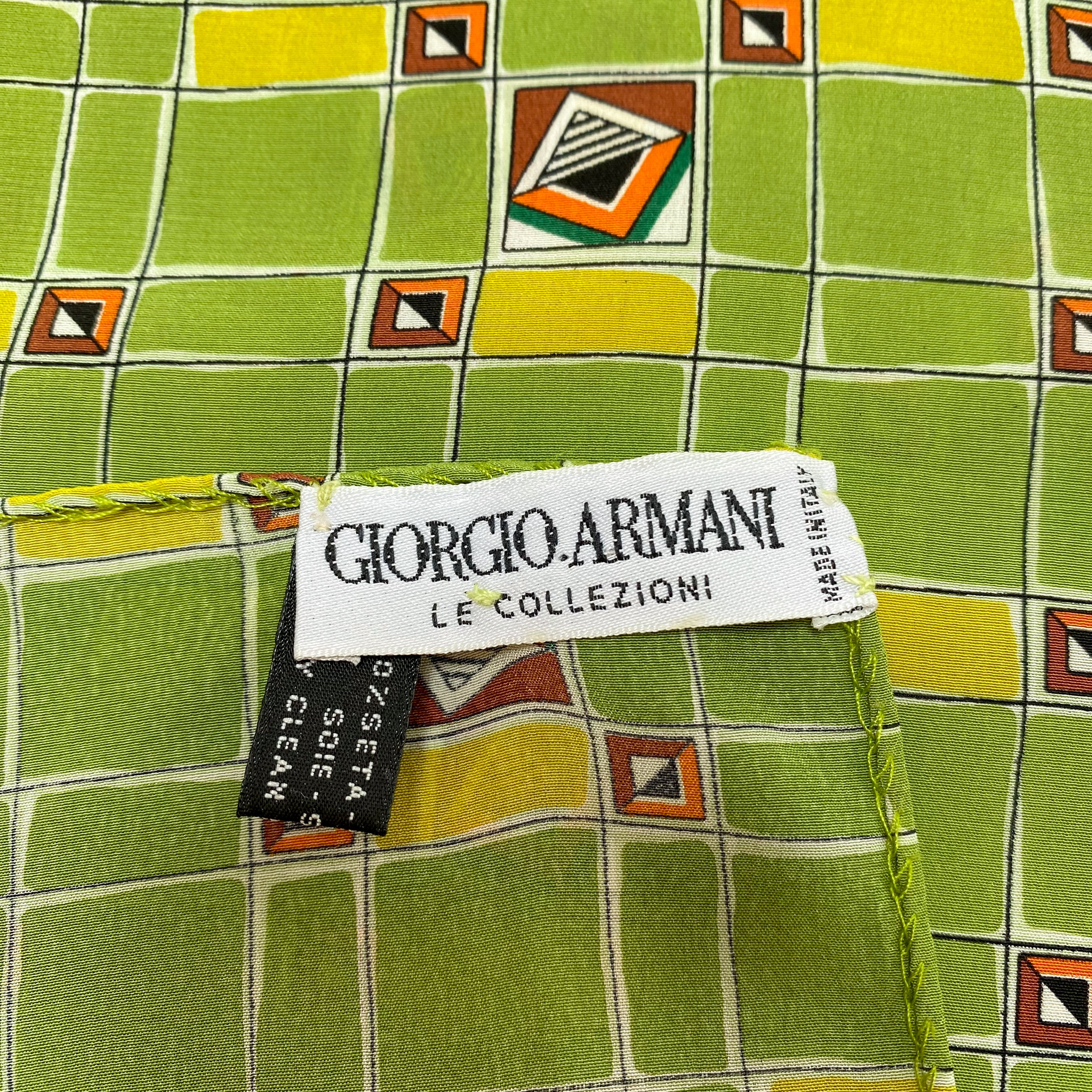 Giorgio Armarni Long Silk Scarf