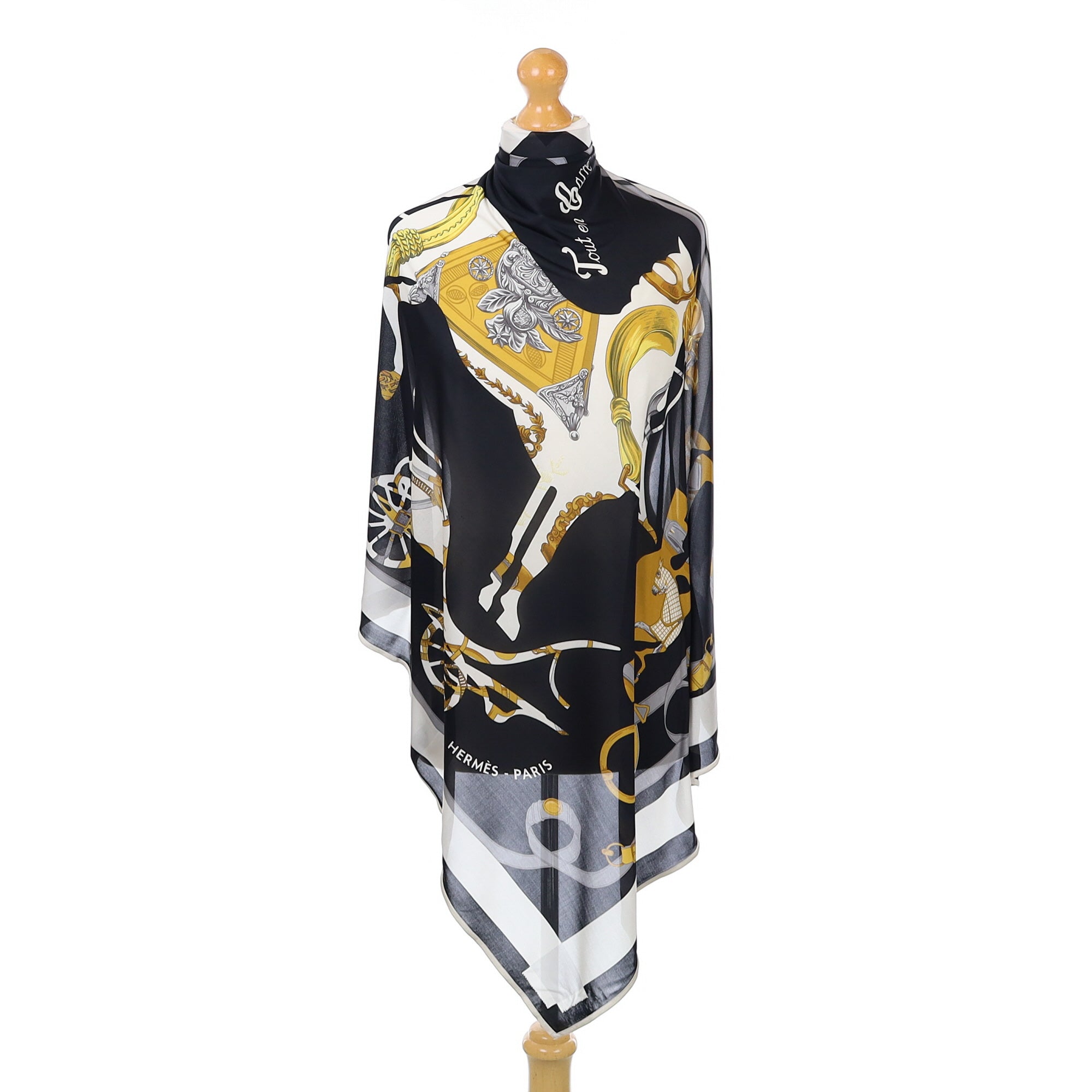 Hermès Tout en Carré Silk Jersey Scarf Quite Rare
