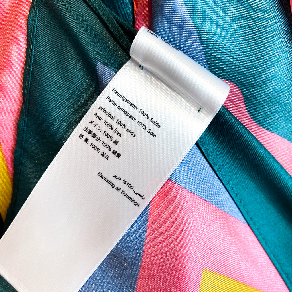 Joules Wrap Style Floral Silk Scarf