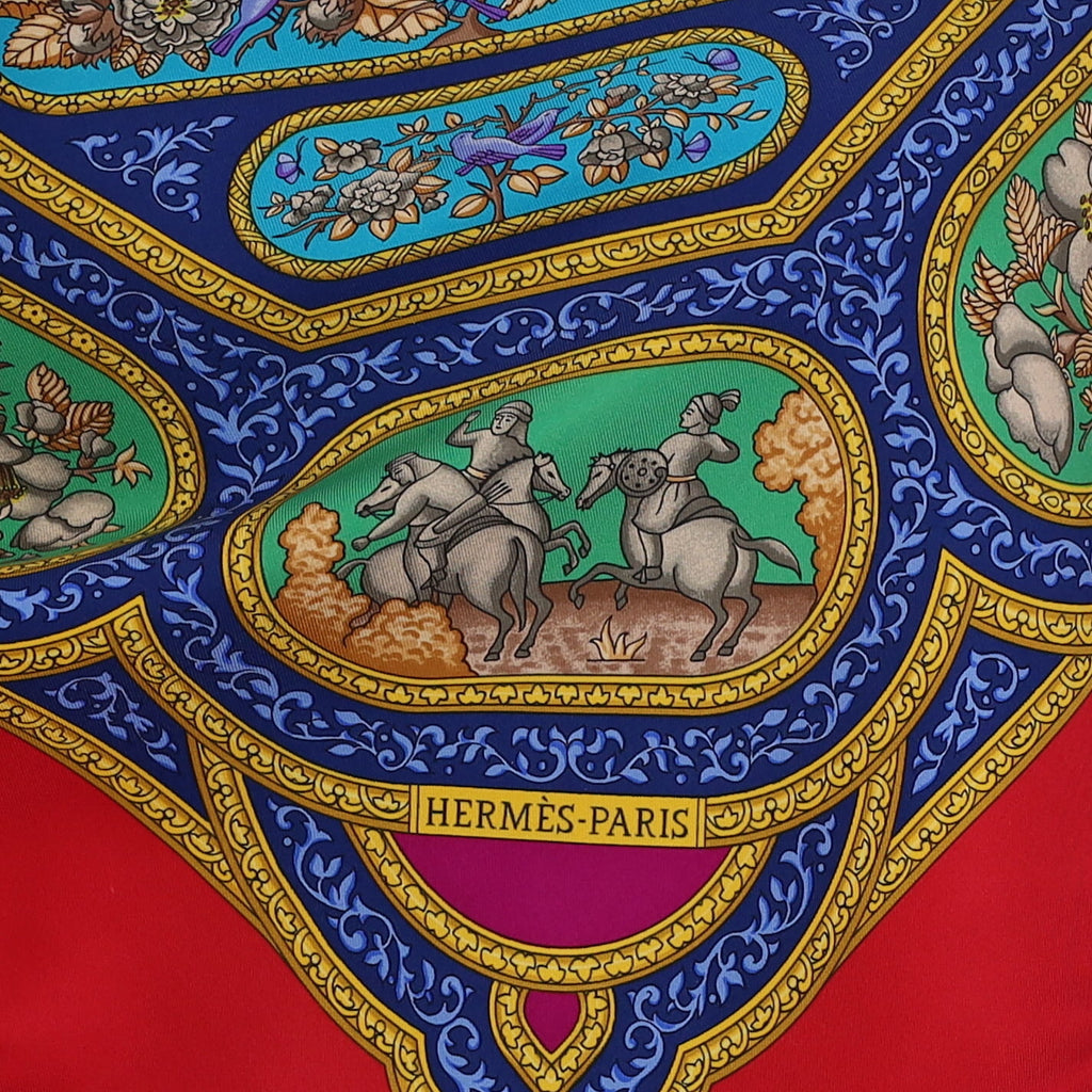Hermès Qalamdan Silk Scarf Quite Rare