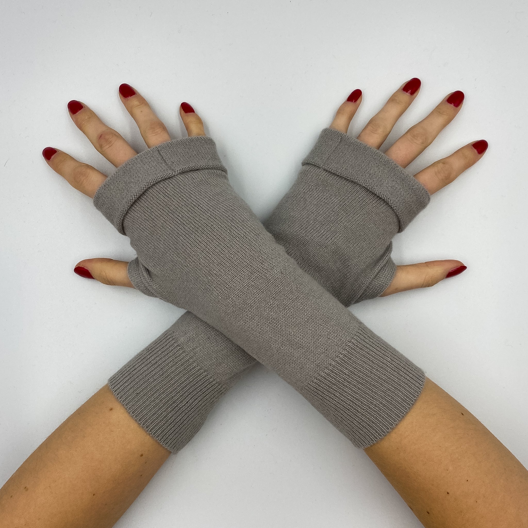 Clay Fingerless Gloves
