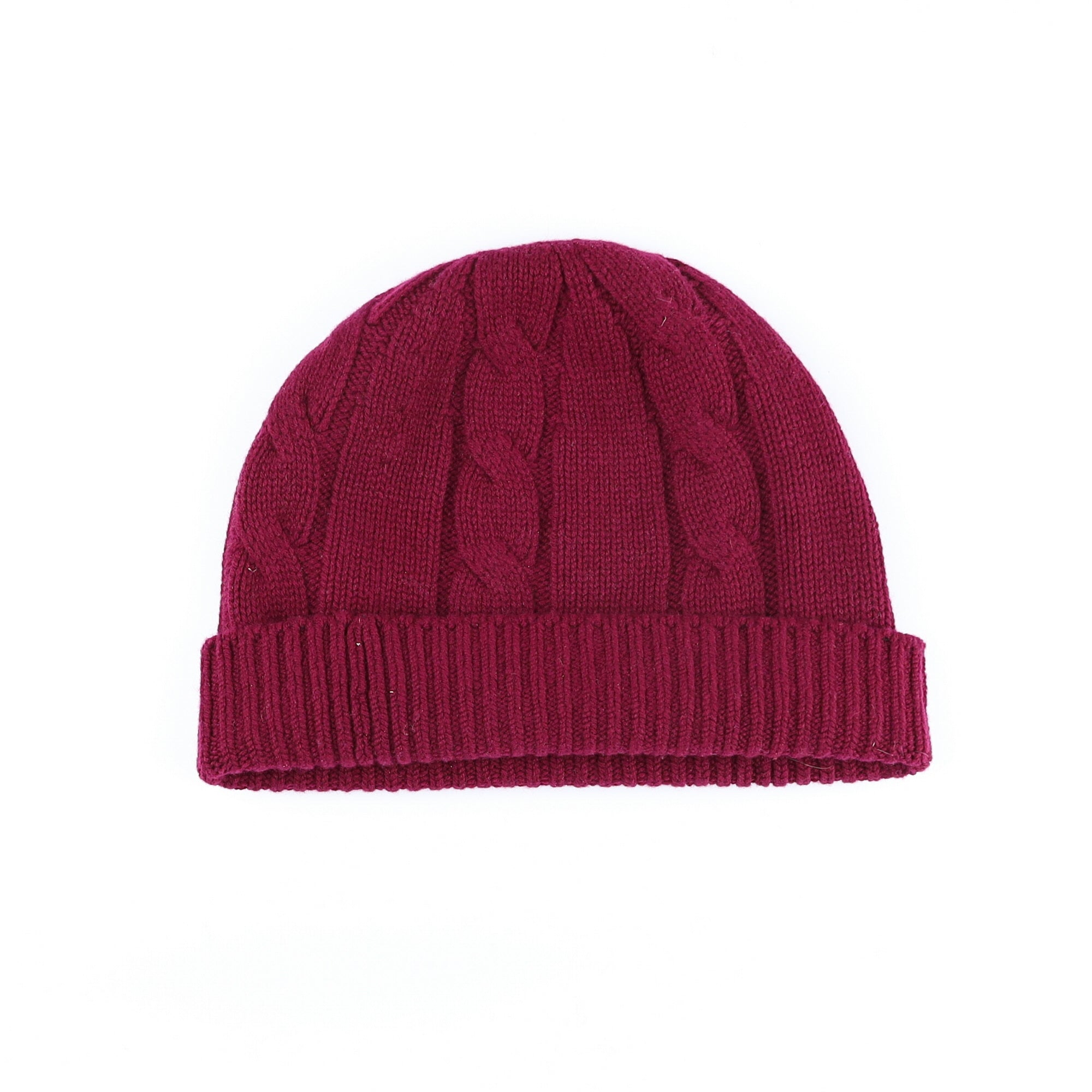 Scottish Mulberry Luxury Chunky Cashmere Beanie Hat