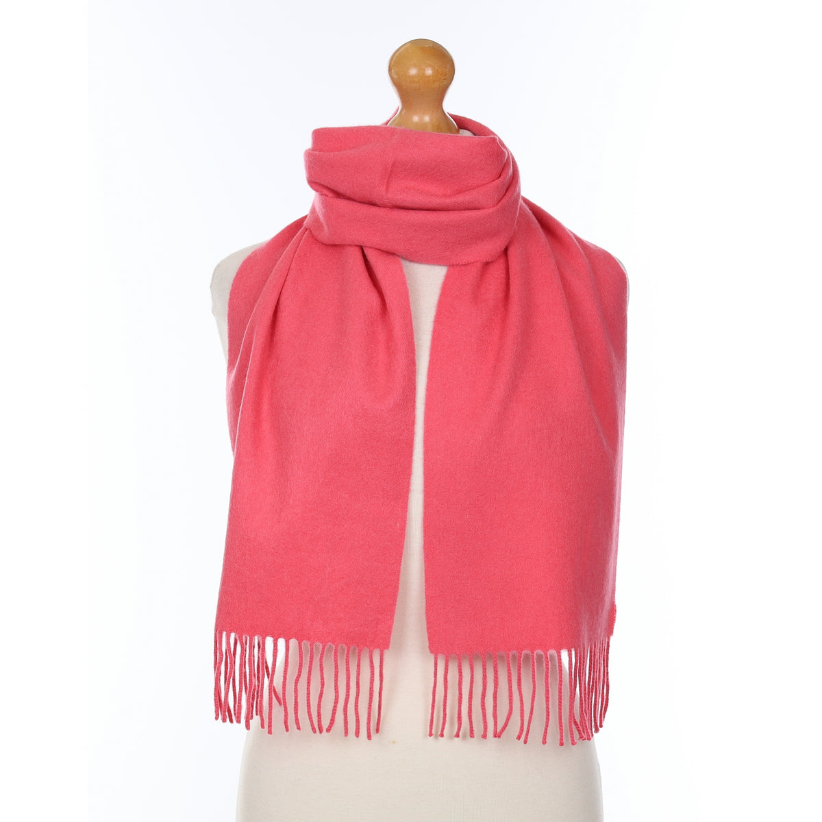 Rouge Pink Cashmere Woven Scarf