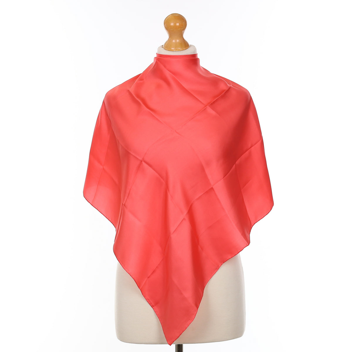 Brand New Watermelon Pink Silk Scarf