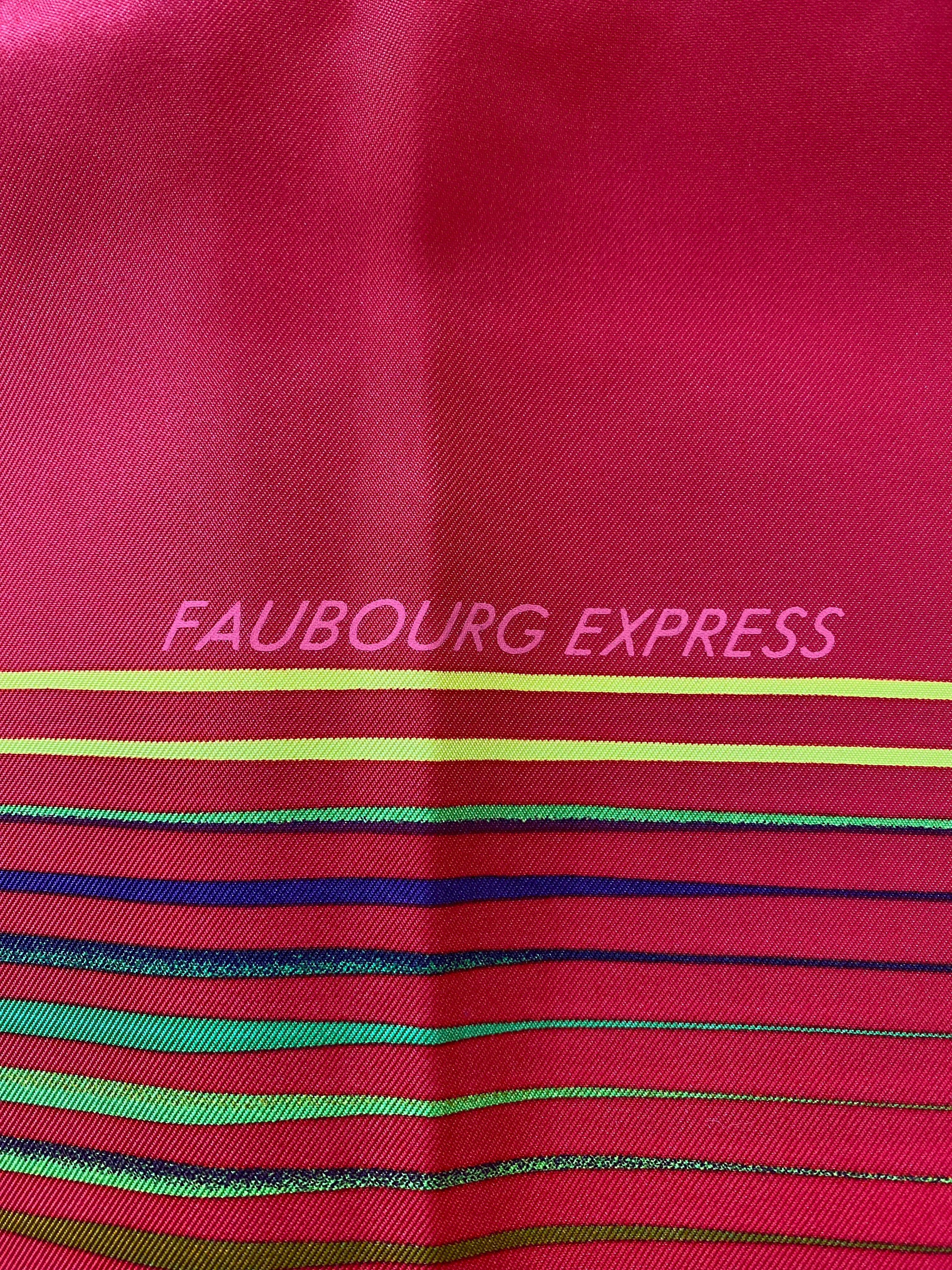 Hermès Faubourg Express Silk Scarf