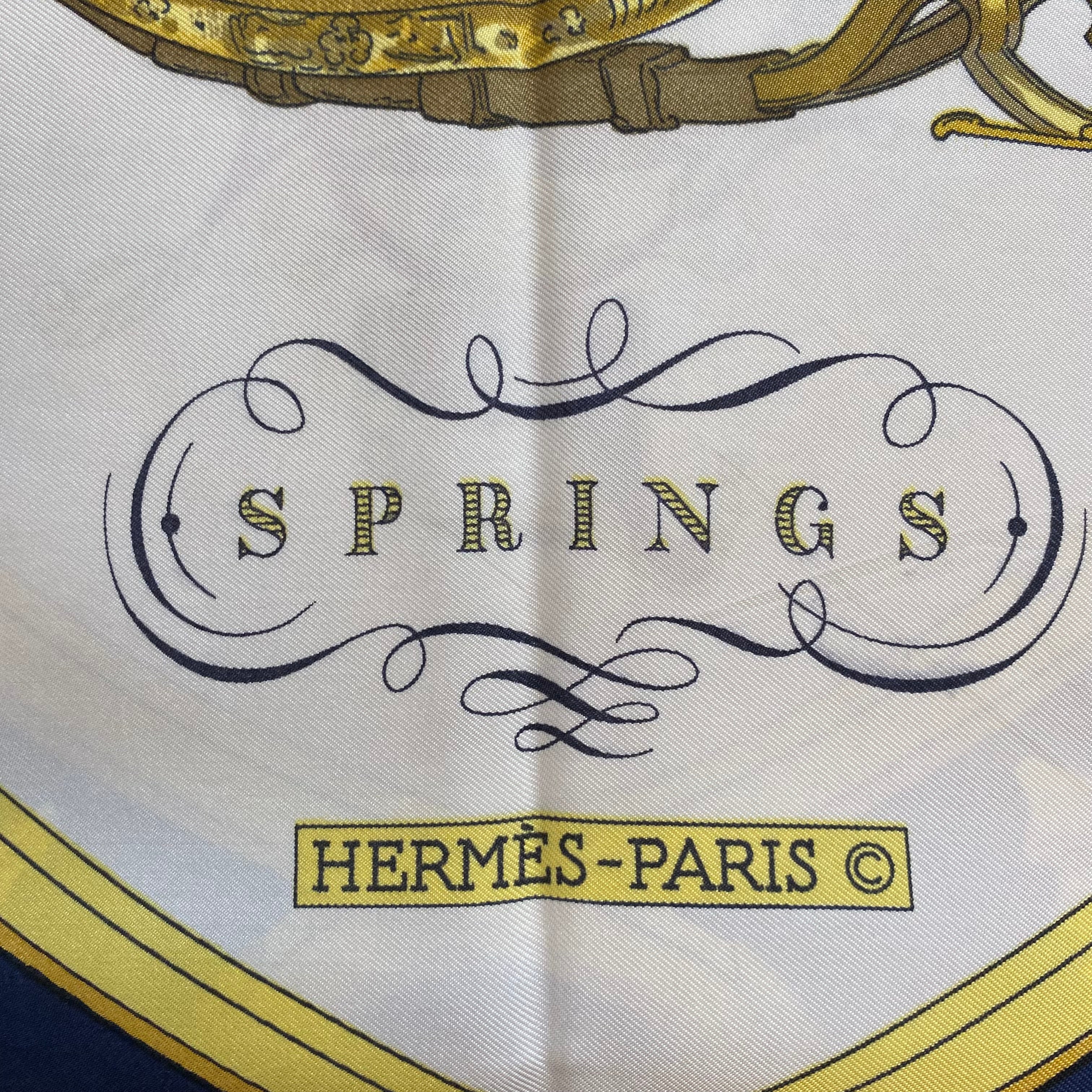 Hermès Springs Silk Scarf