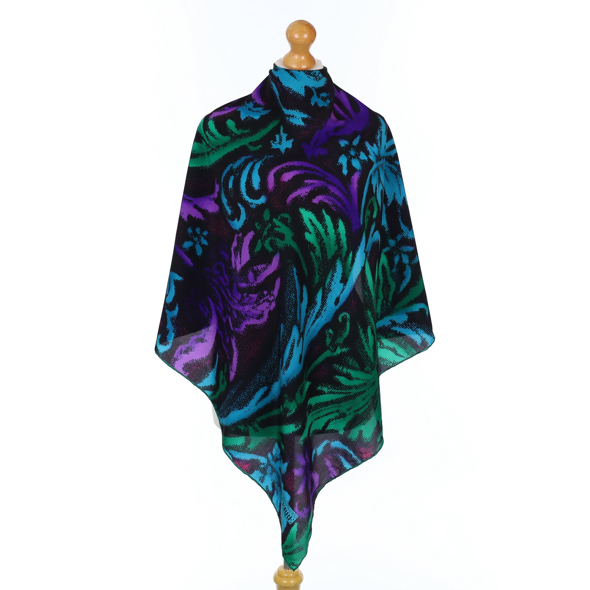 Italian Gianfranco Ferre Colourful Silk Scarf