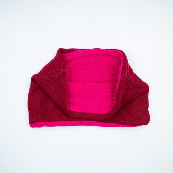 Red and Hot Pink Neck Warmer