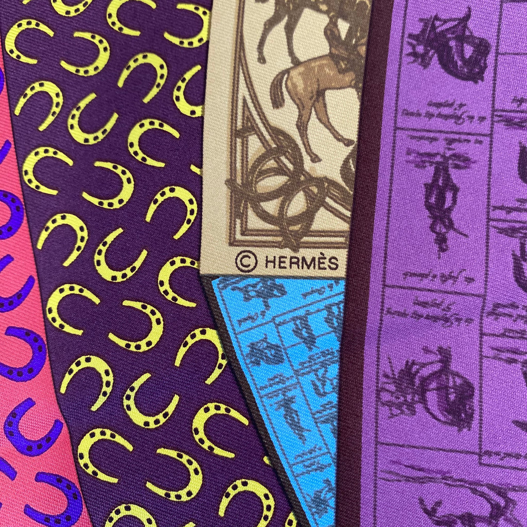Hermès A Cheval sur mon Carré Silk Scarf Quite Rare