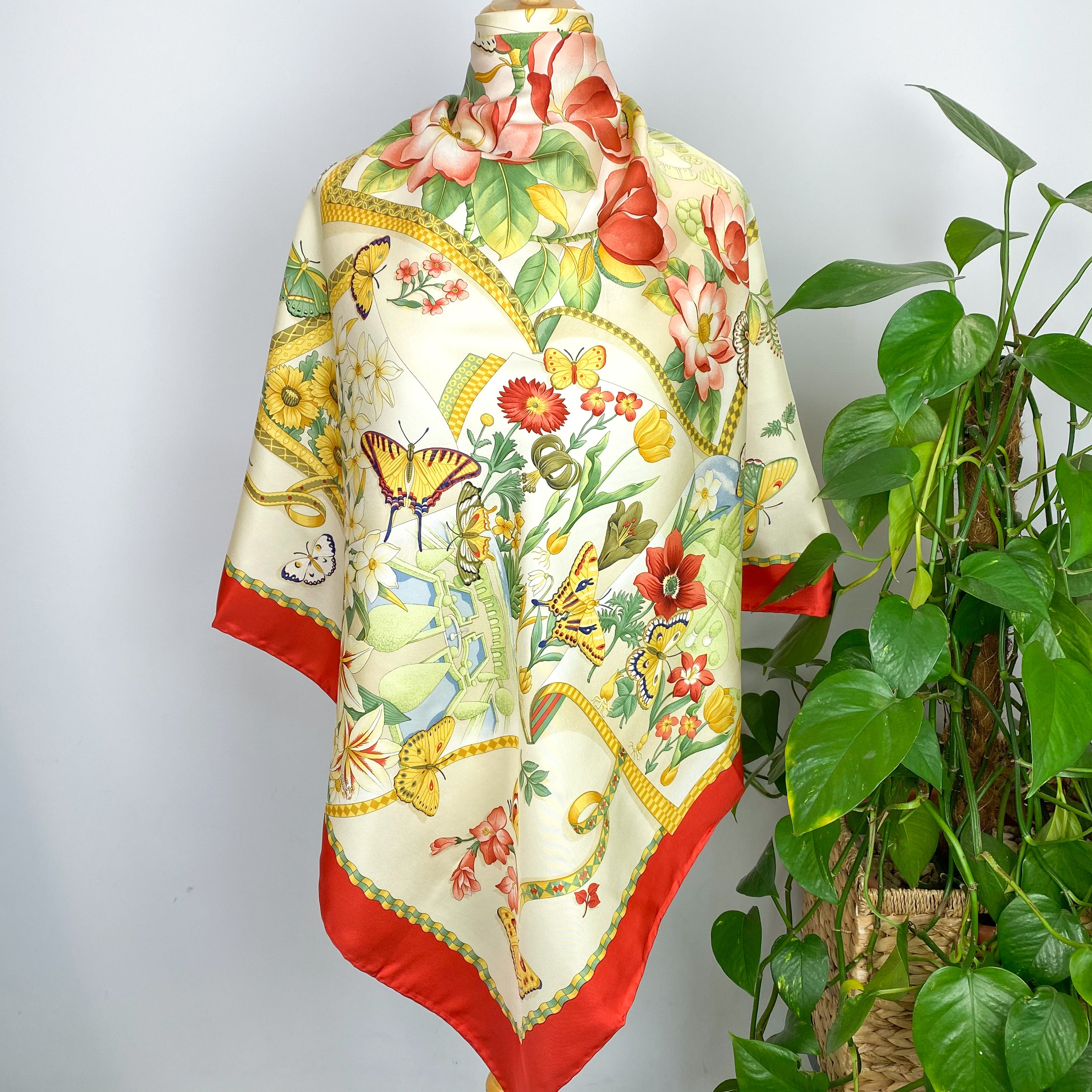 Brand New Salvatore Ferragamo Designer Silk Scarf