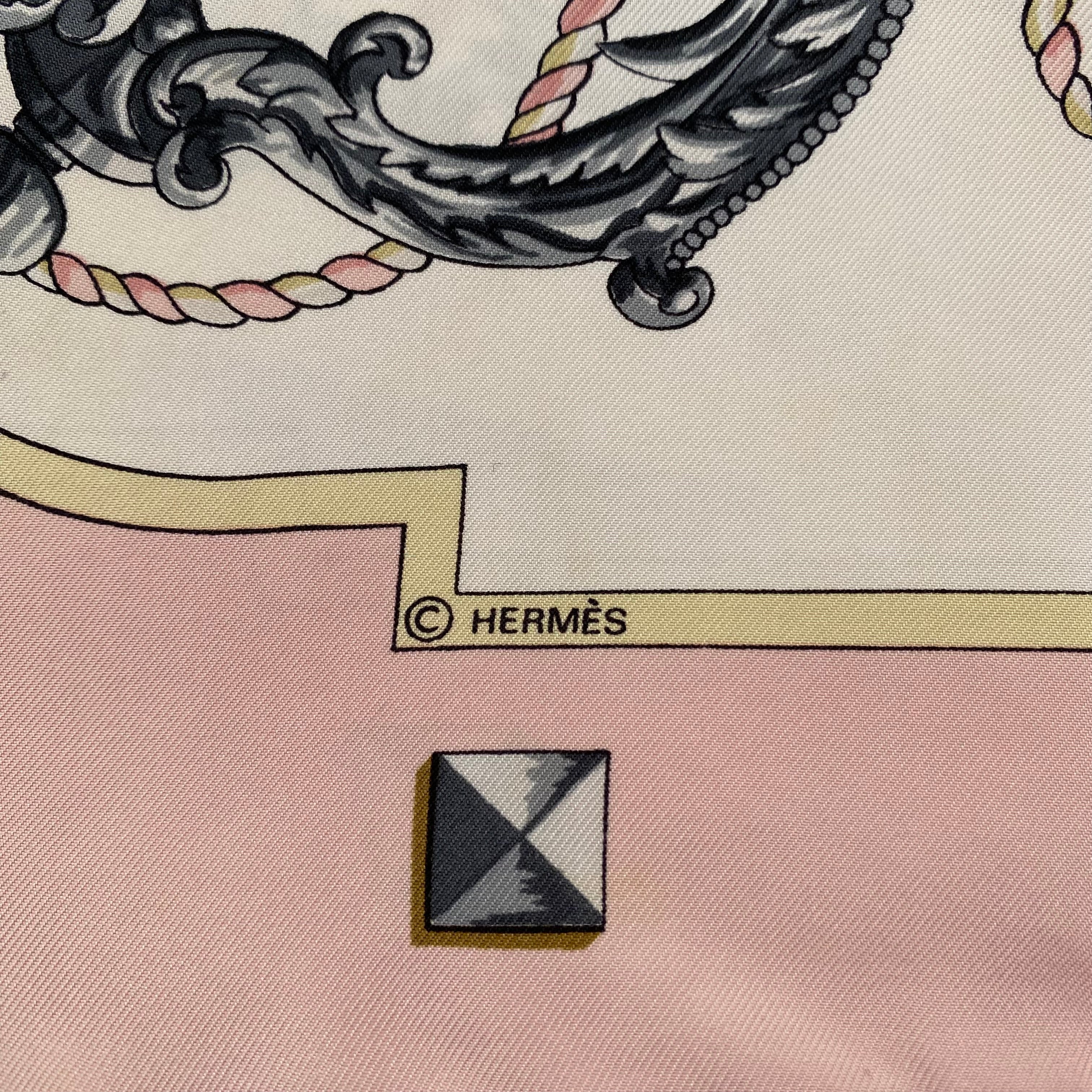 Hermès Les Clefs Silk Scarf