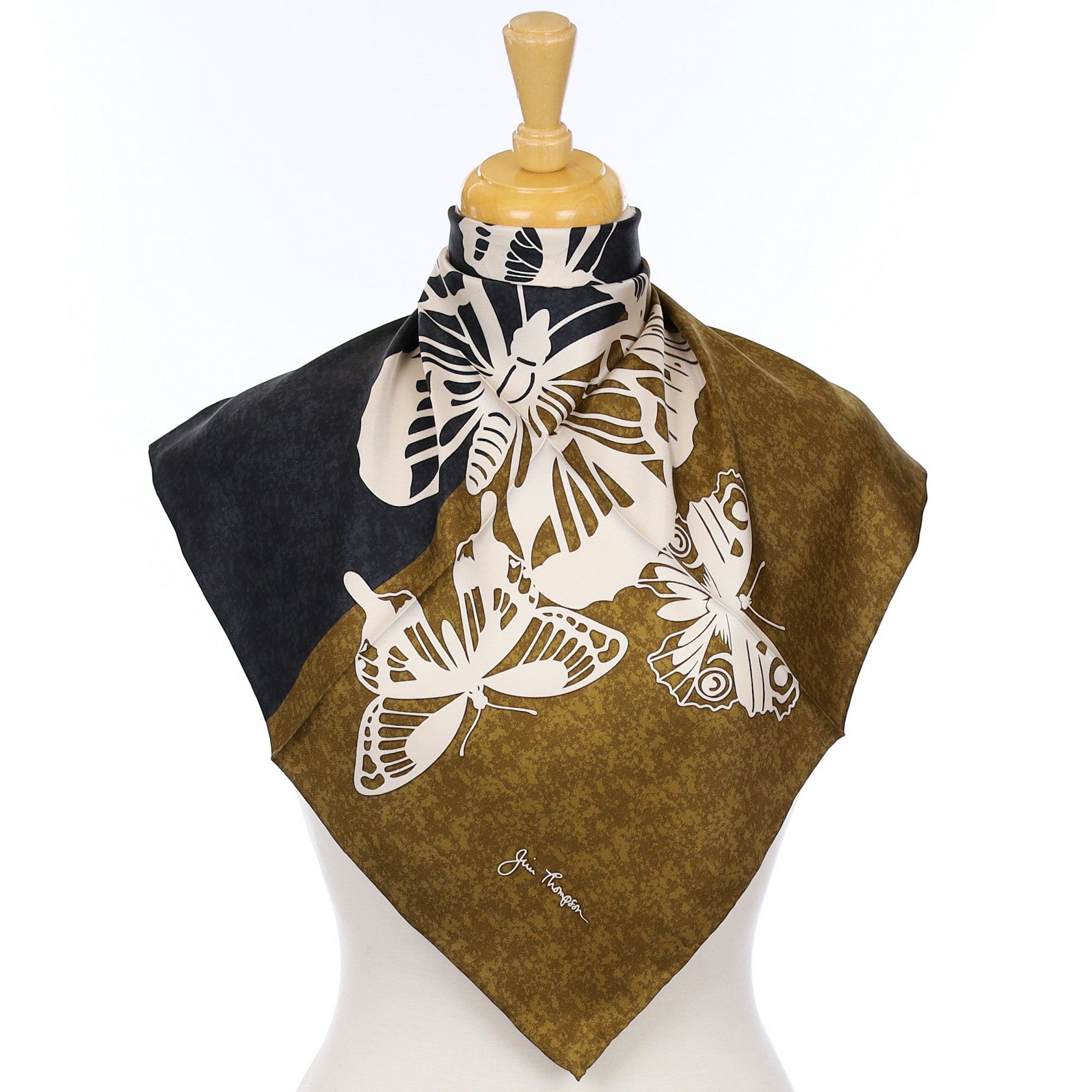 Jim Thompson Butterfly Silk Scarf