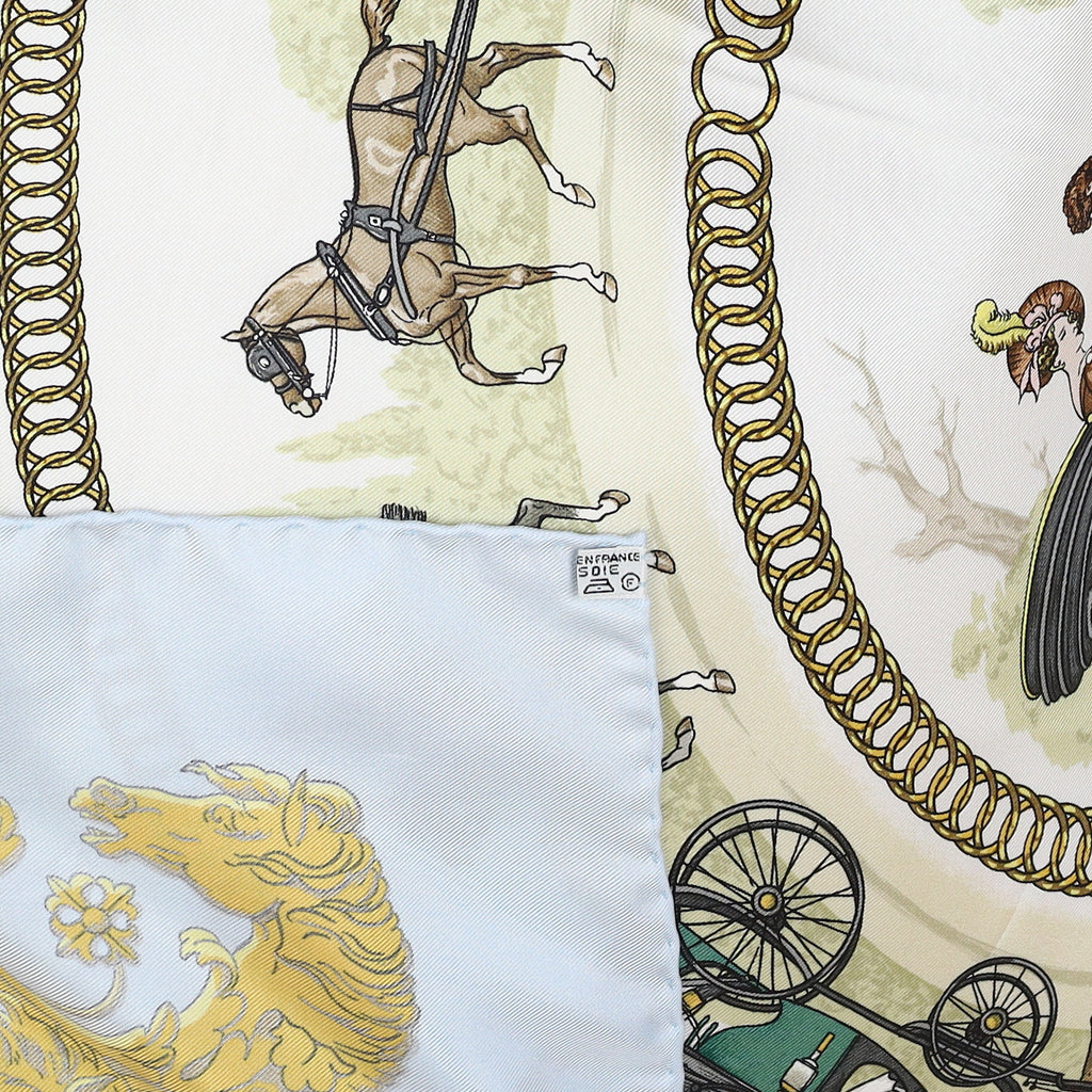 Hermès La Promenade de Longchamps Silk Scarf