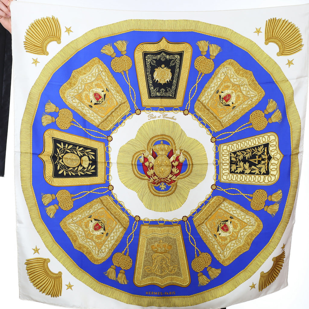 Hermès Poste et Cavalerie Silk Scarf