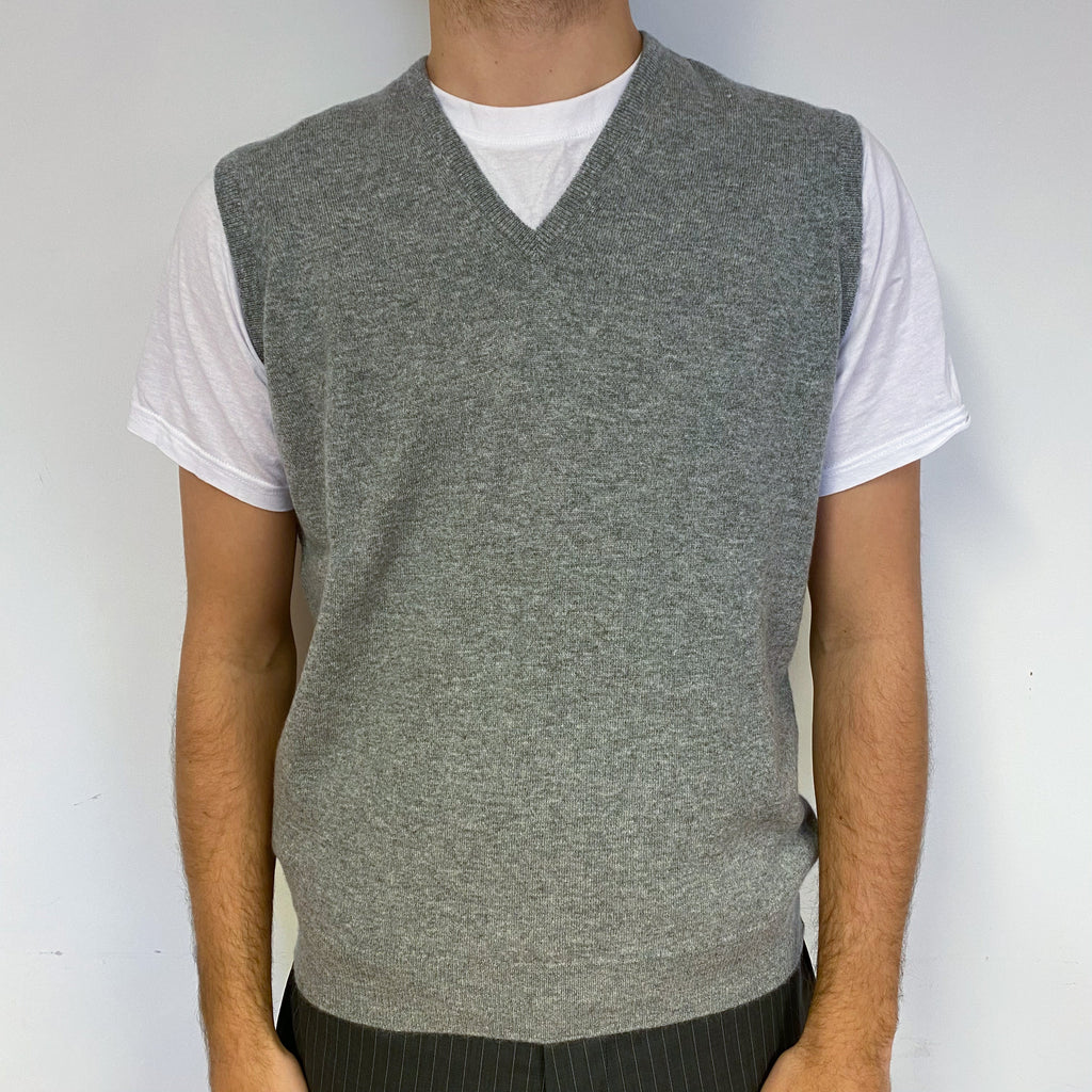 Men’s Brand New Scottish Smoke Grey Tank Top XL