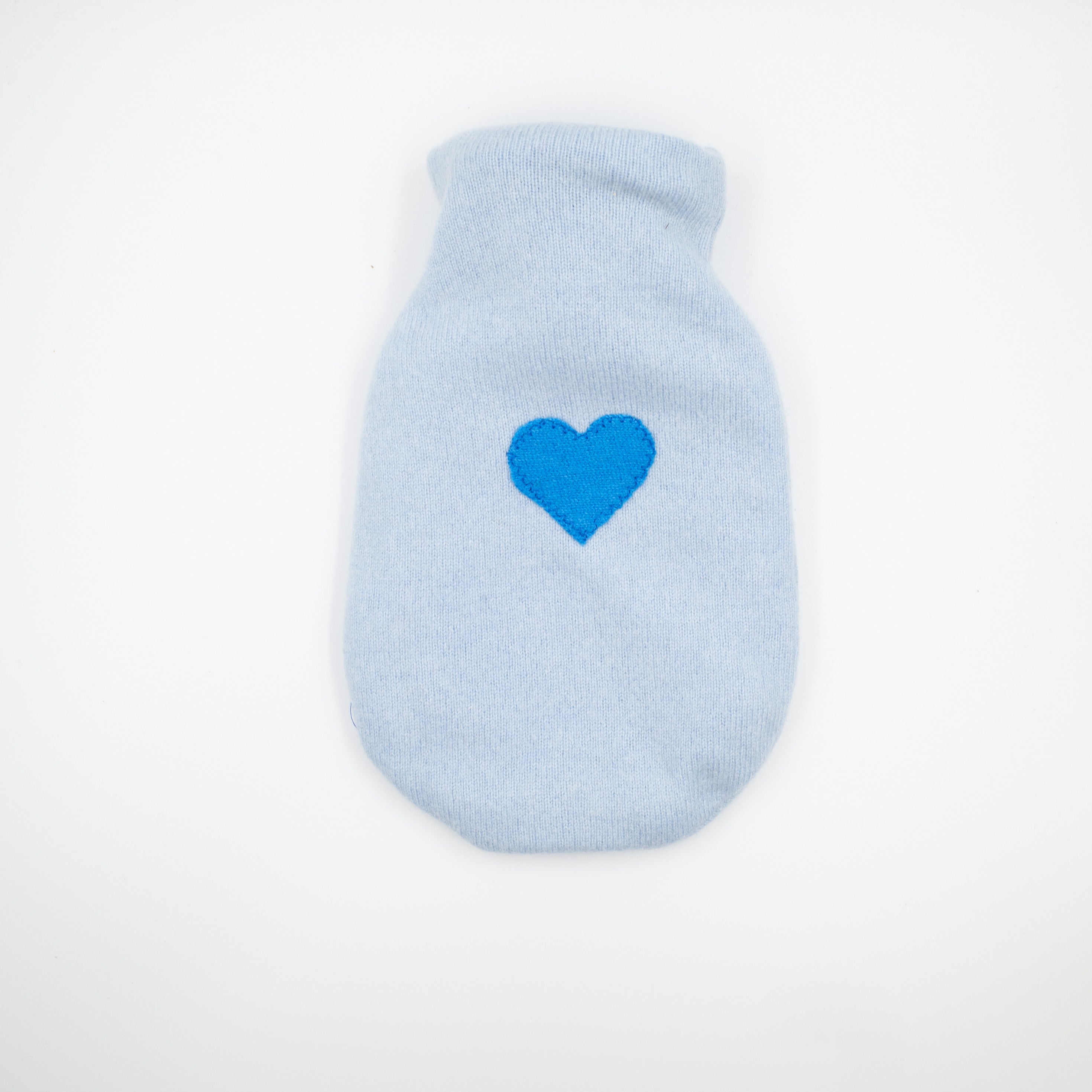 Pale Blue Cashmere Small Hot Water Bottle