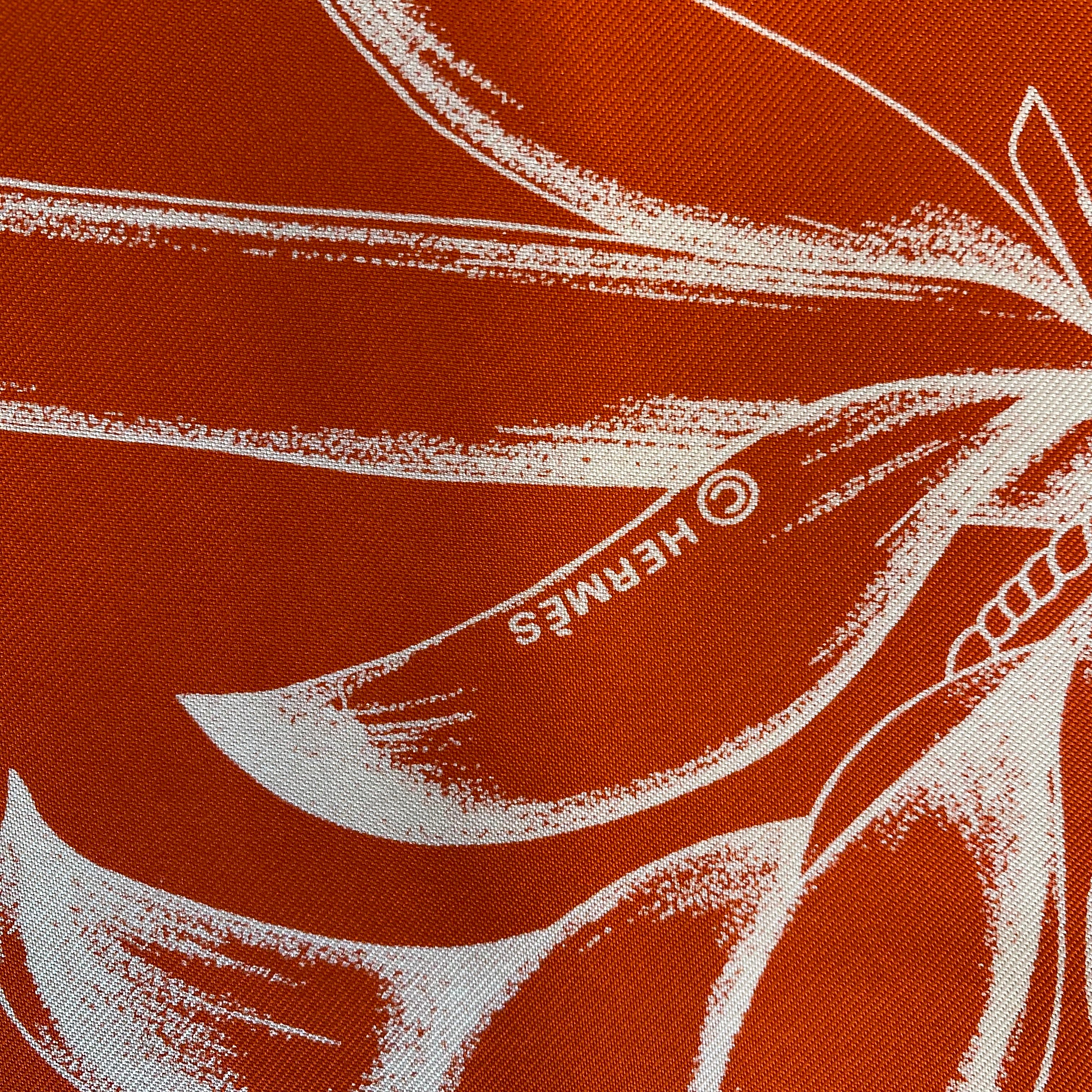 Hermès Oranges et Citrons Designer Silk Scarf