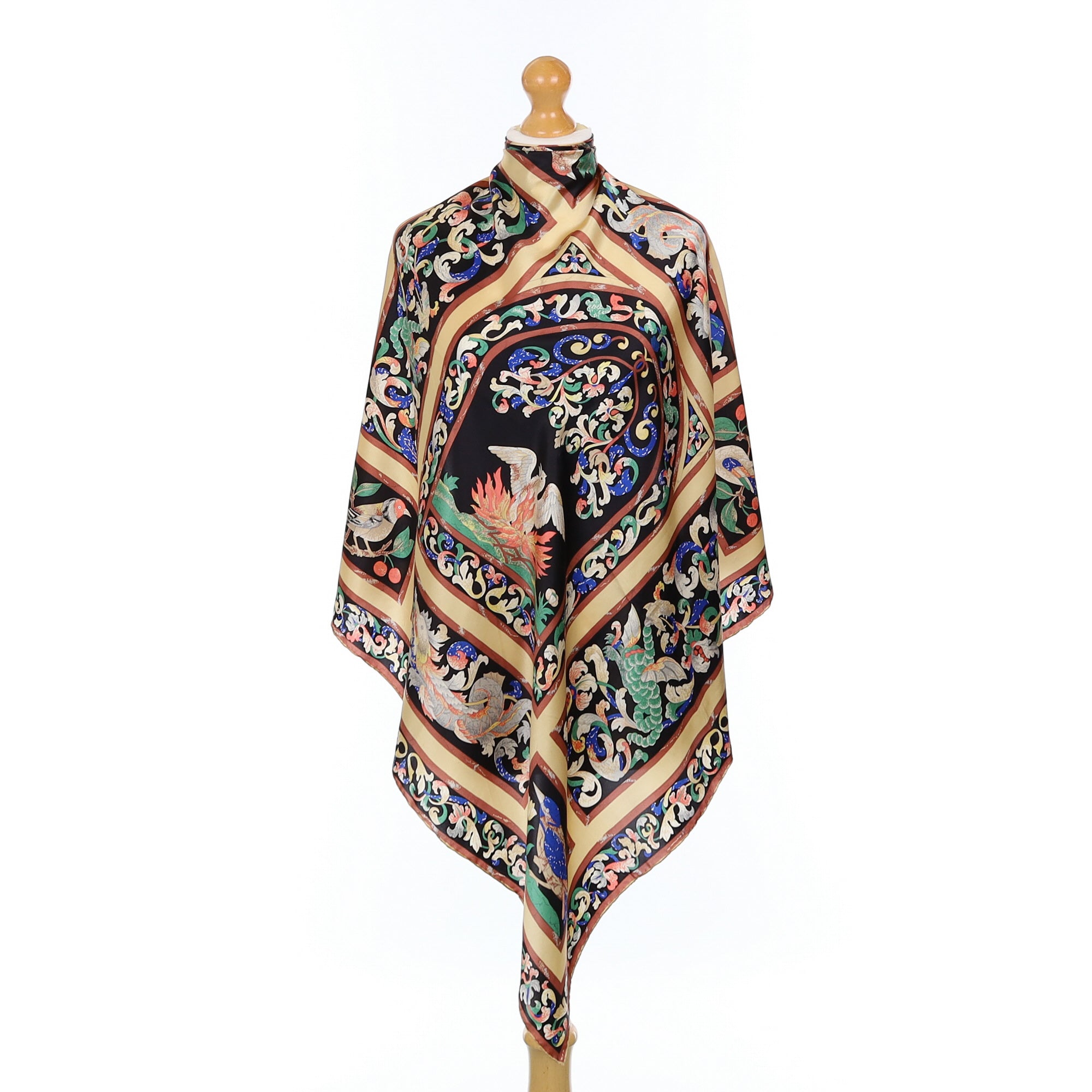 Buckingham Palace Patterned Silk Scarf