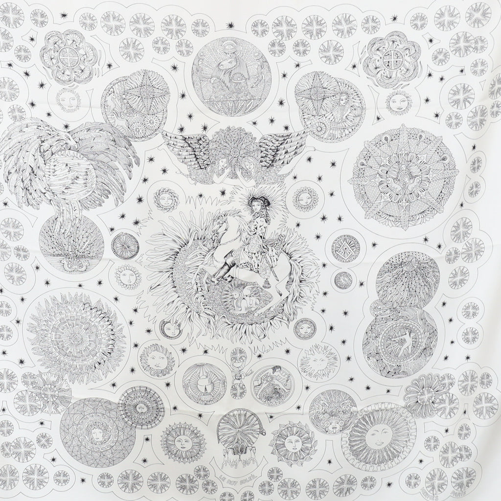 Hermès Le Roy Soleil Silk Scarf