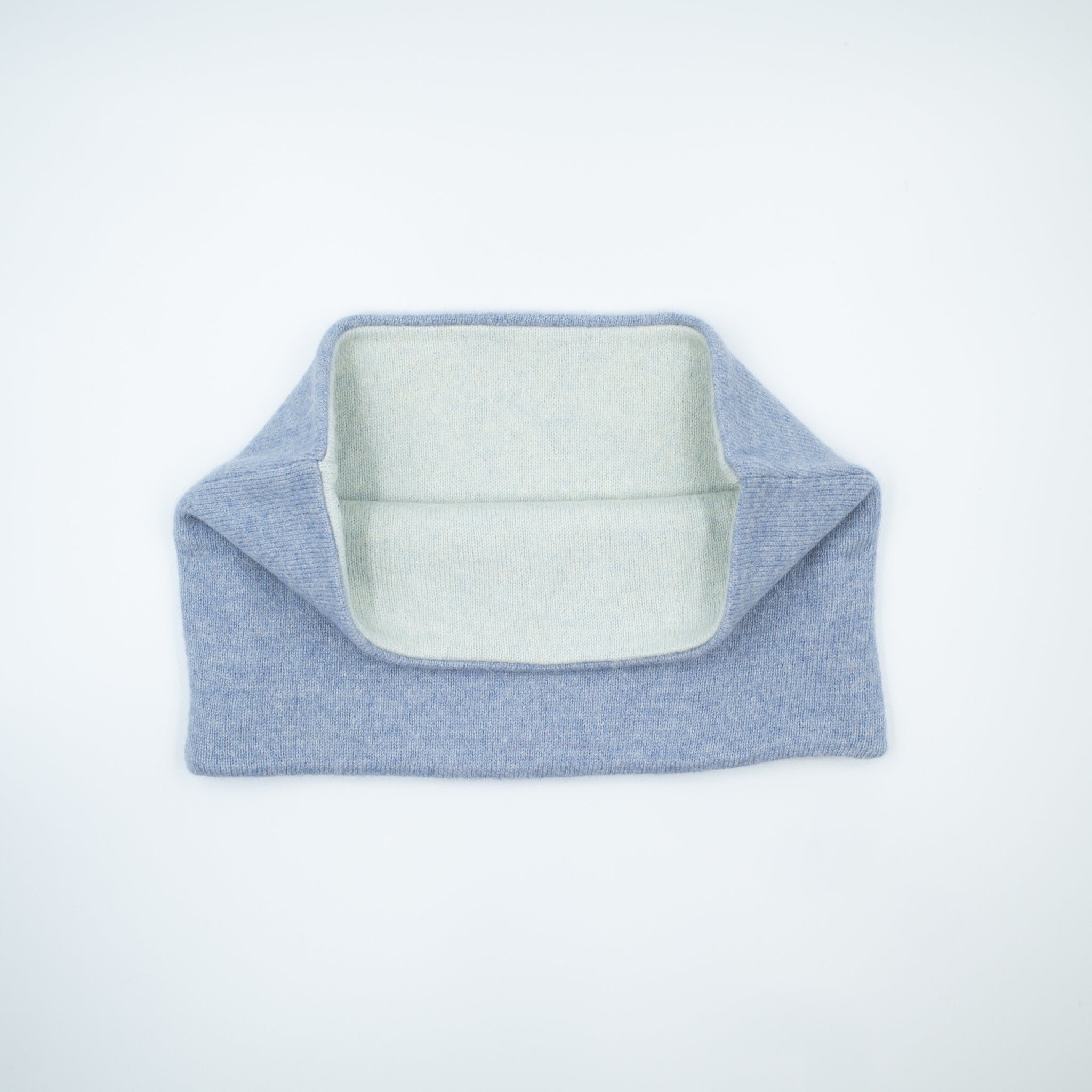 Sky Blue and Palest Aqua Neck Warmer