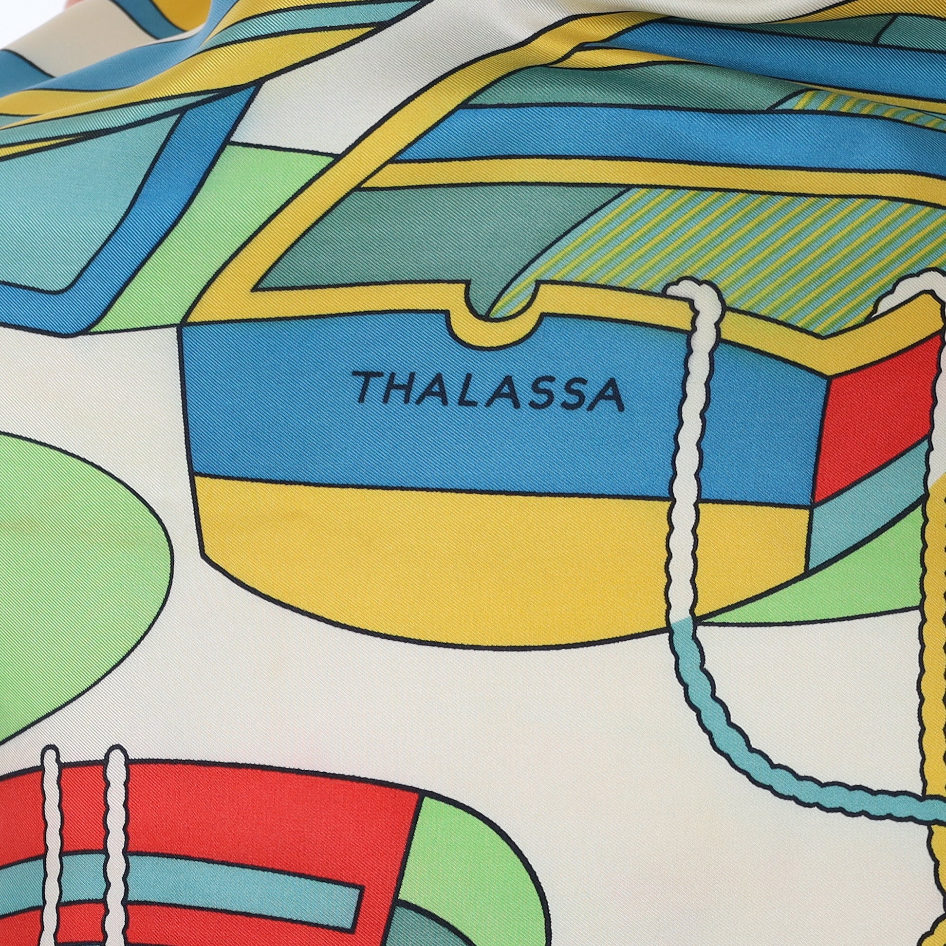 Hermès Thalassa Silk Scarf Quite Rare