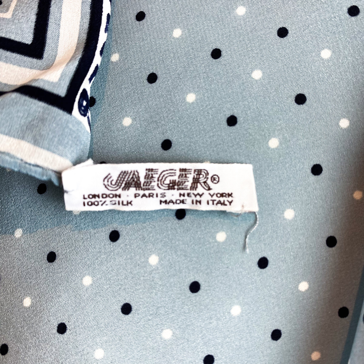 Jaeger Vintage Silk Scarf