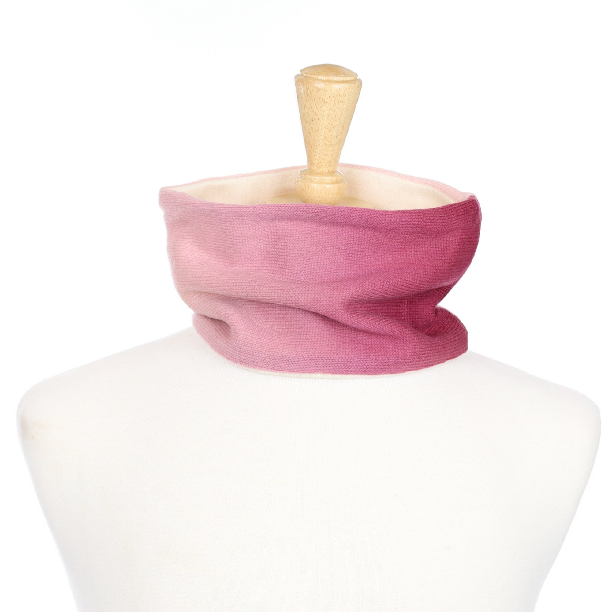 Heather Ombré and Cream Neck Warmer
