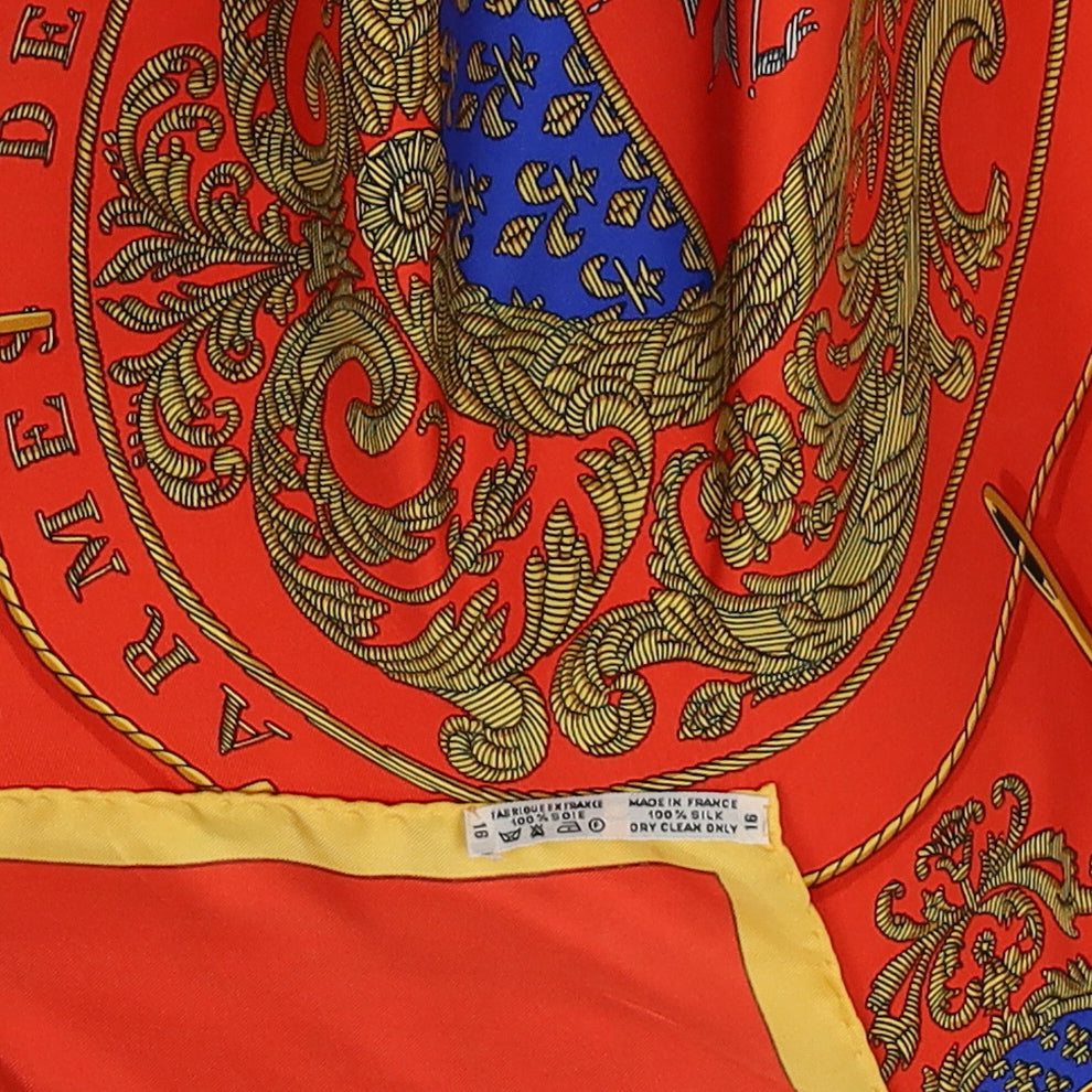 Hermès Les Armes De Paris Silk Scarf