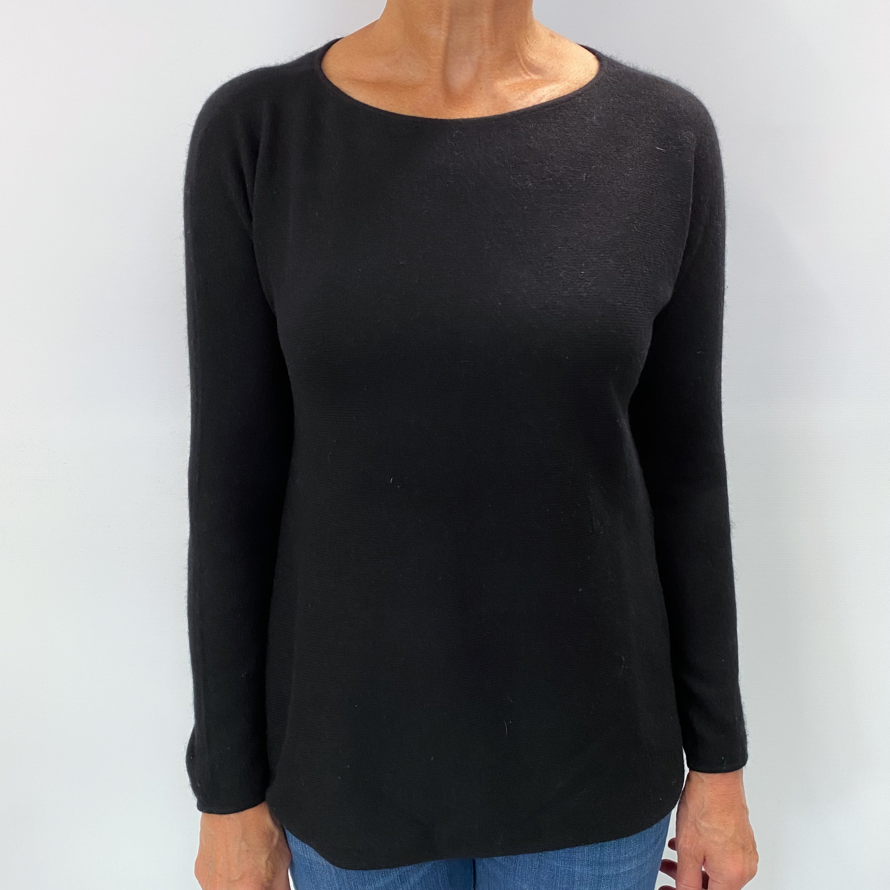 Cashmere Scoop Neck Jumper Medium