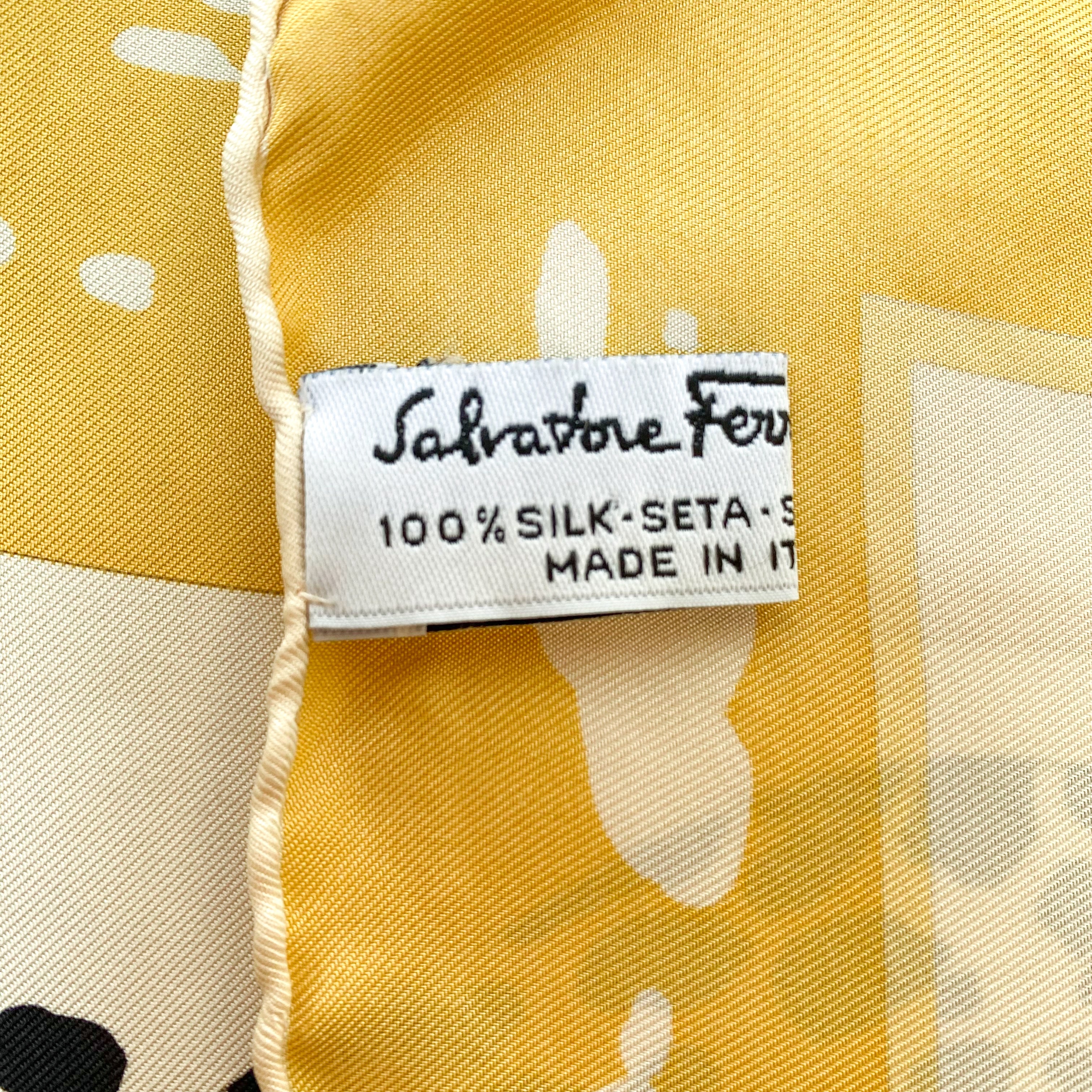 Salvatore Ferragamo Designer Silk Scarf