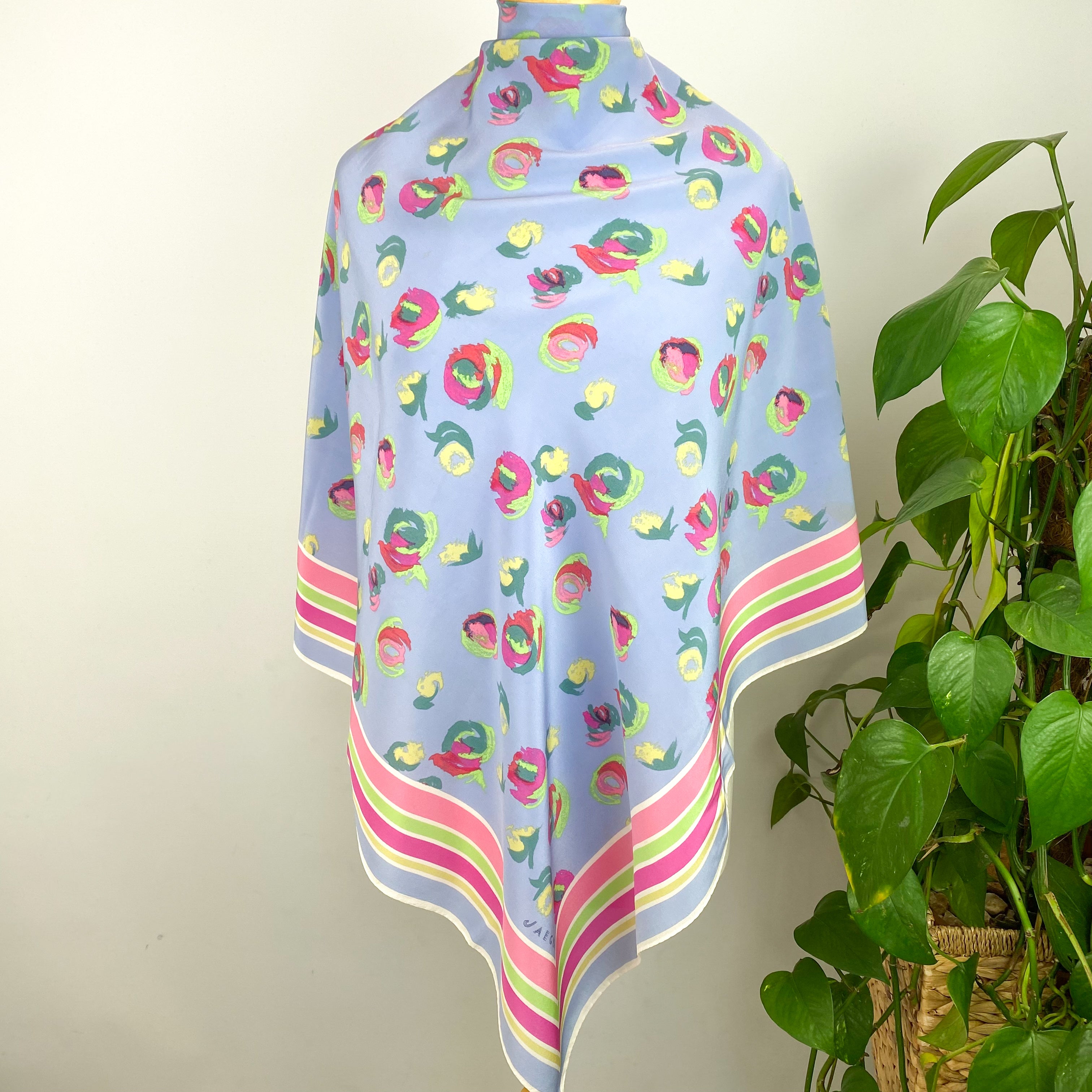 Vintage Jaeger Silk Scarf