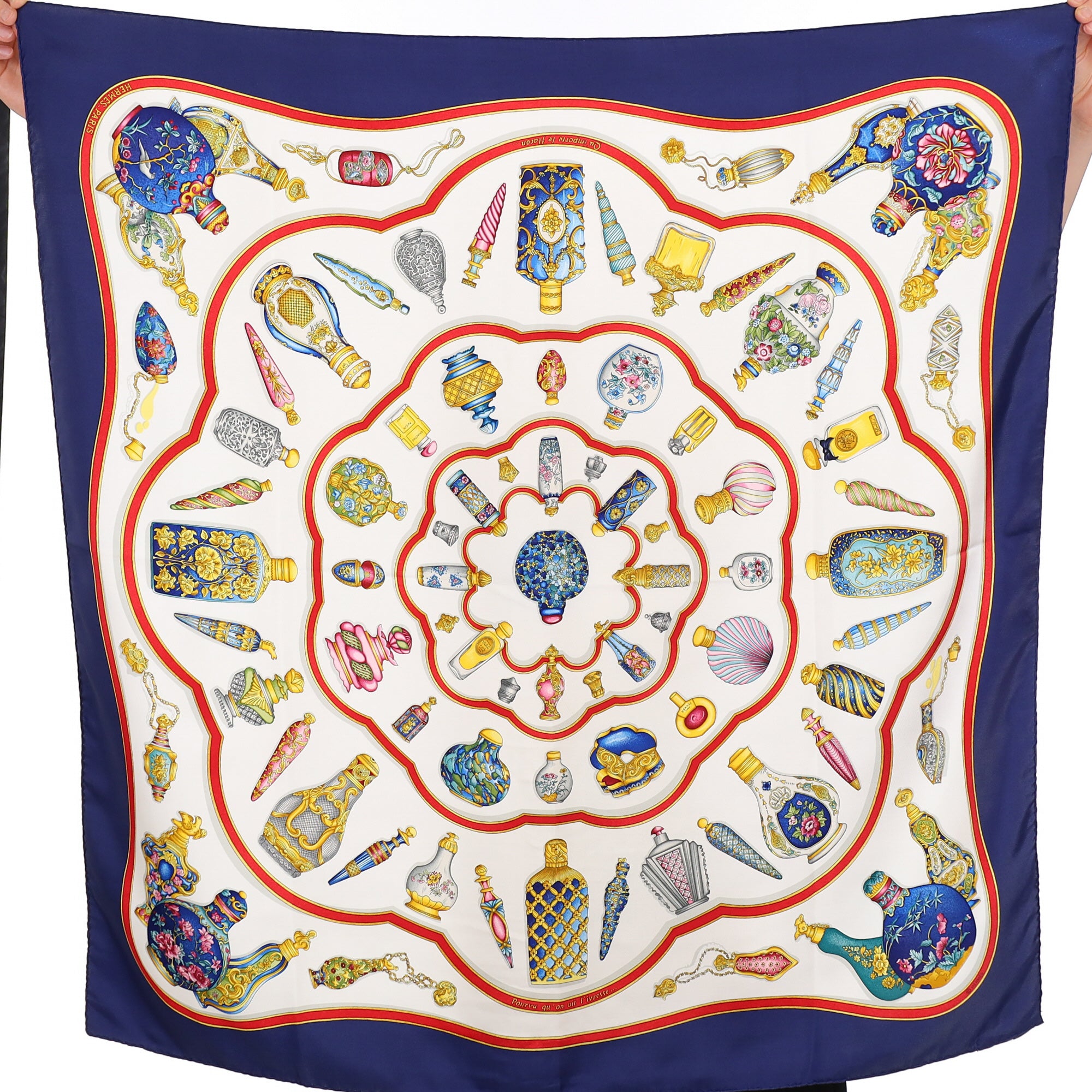 Hermès Qu ‘Importe le Flacon Silk Scarf