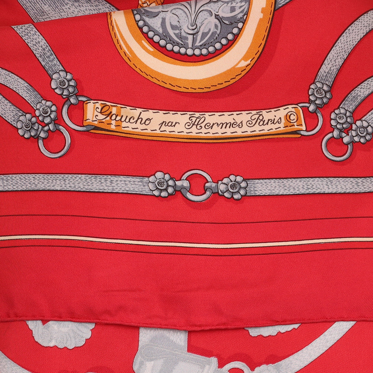 Hermès Gaucho par Hermès Paris Silk Scarf