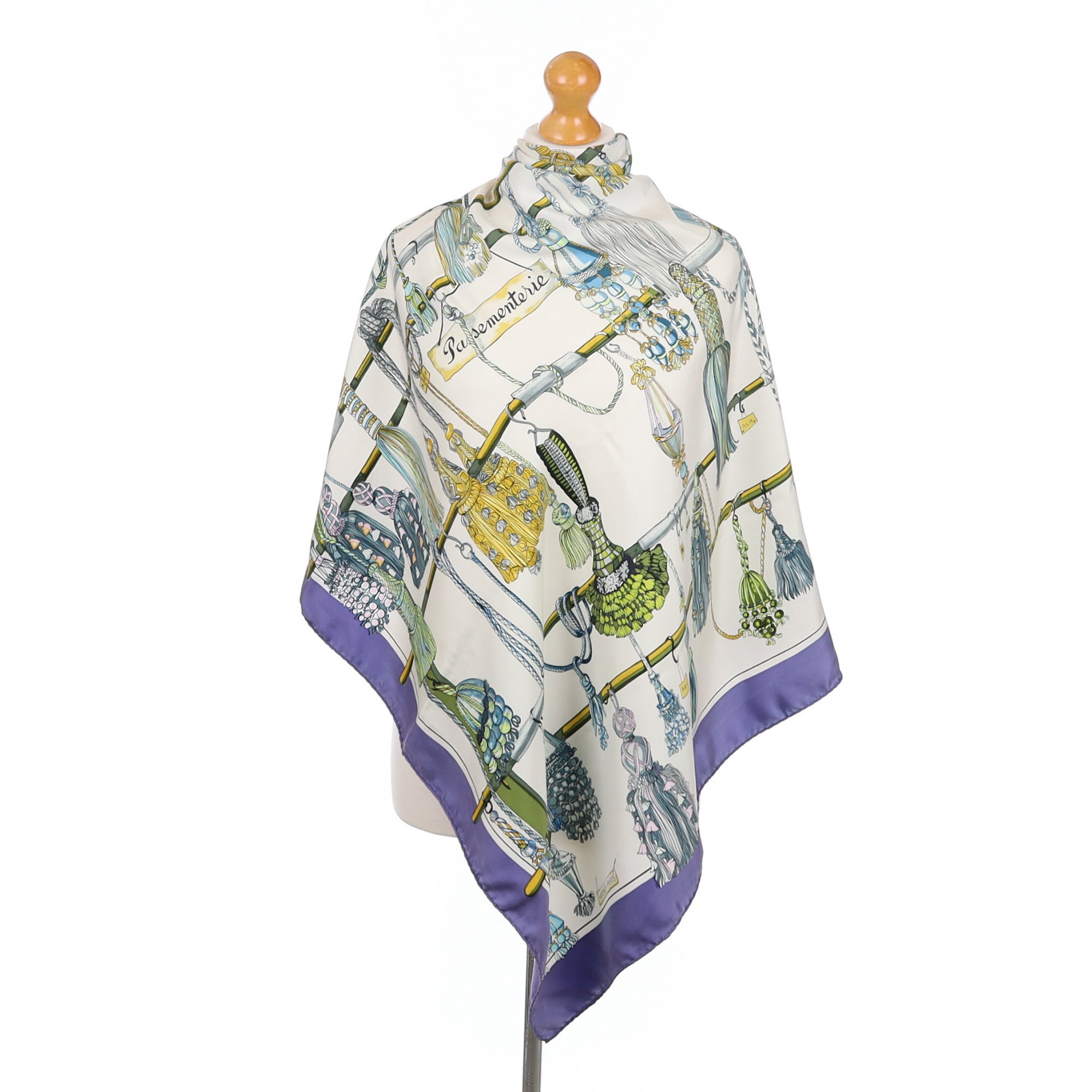 Hermès Passementerie Vintage Silk Scarf