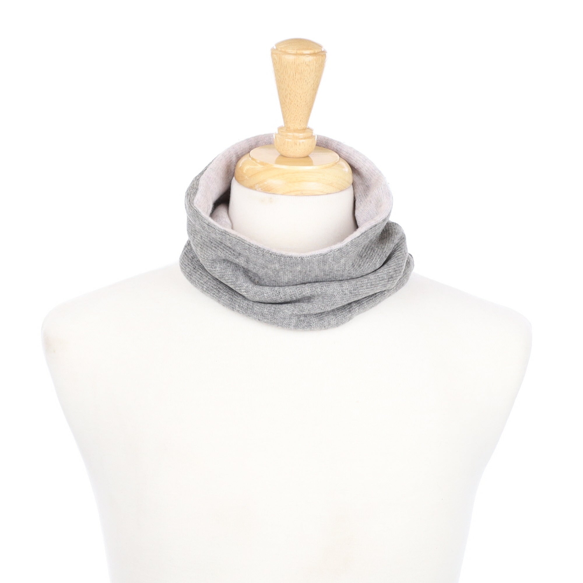 Ash and Frost Grey Neck Warmer
