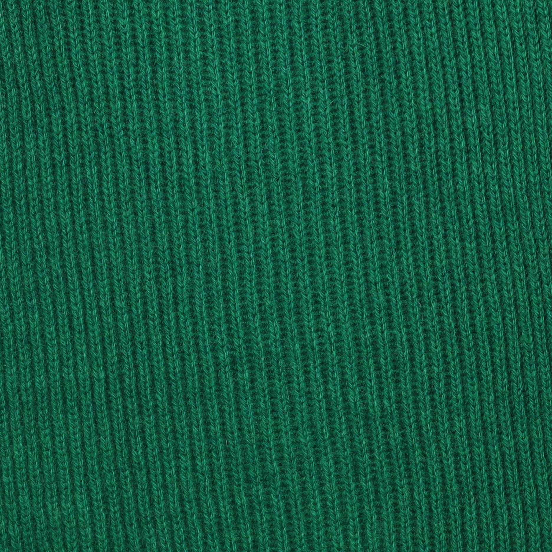 Brand New Scottish Shamrock Green Rib Cashmere Scarf