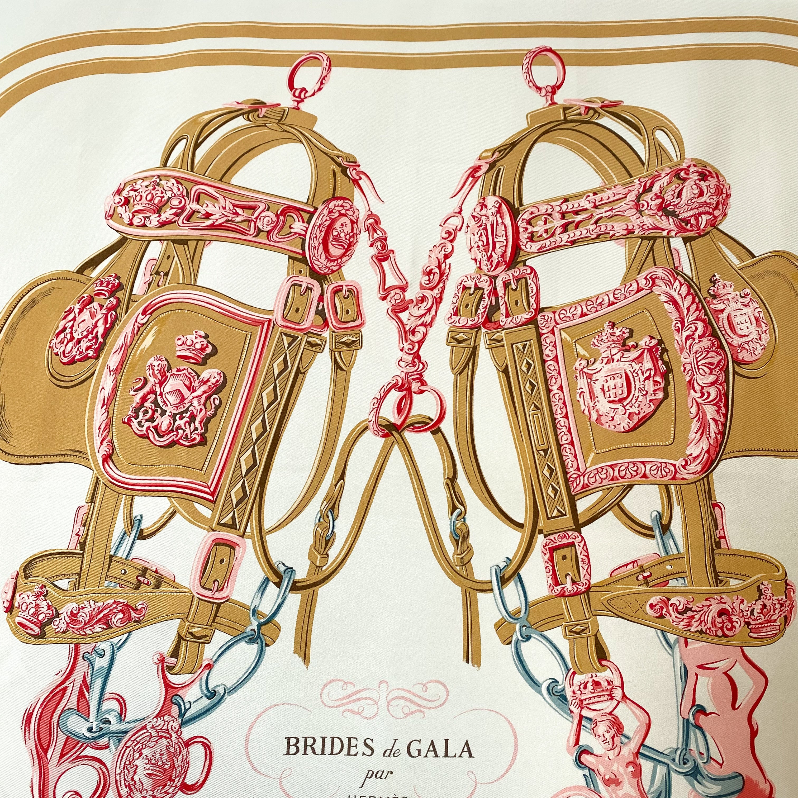 Pristine Boxed Hermès Brides de Gala Silk Scarf