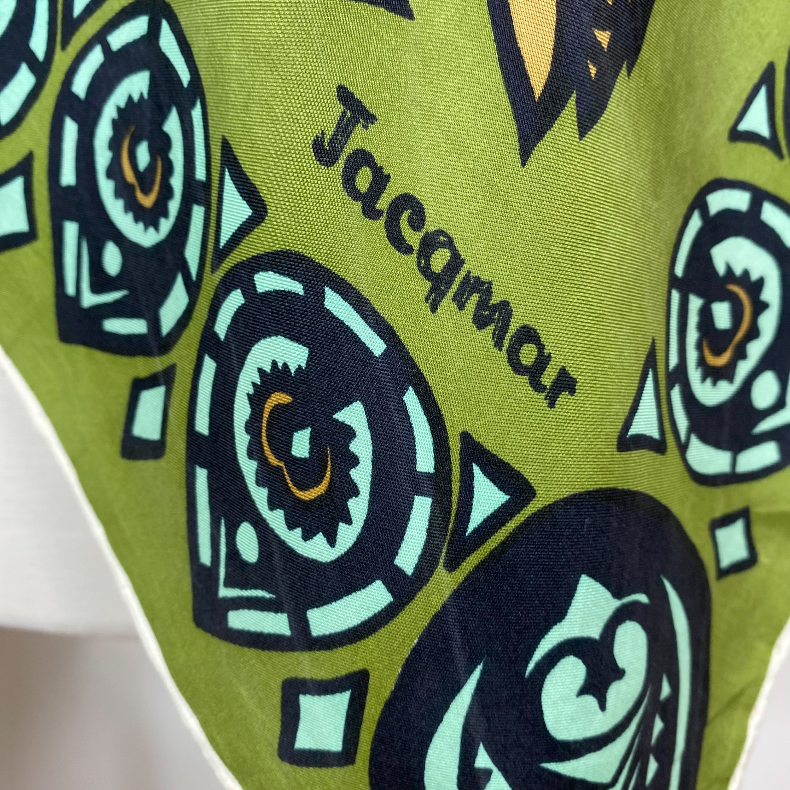 1970s Jacqmar Vintage Silk Scarf