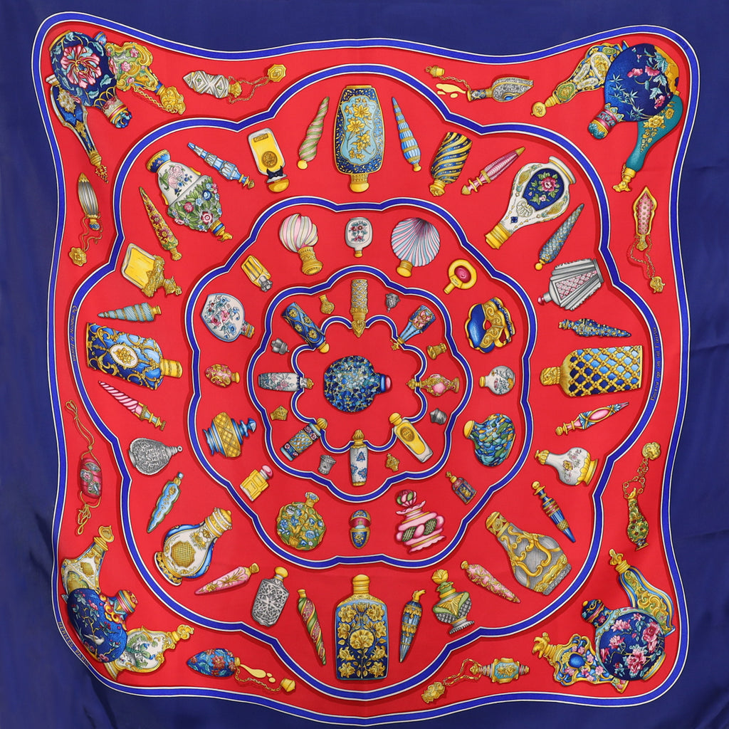 Hermès Qu’ Importe le Flacon Silk Scarf
