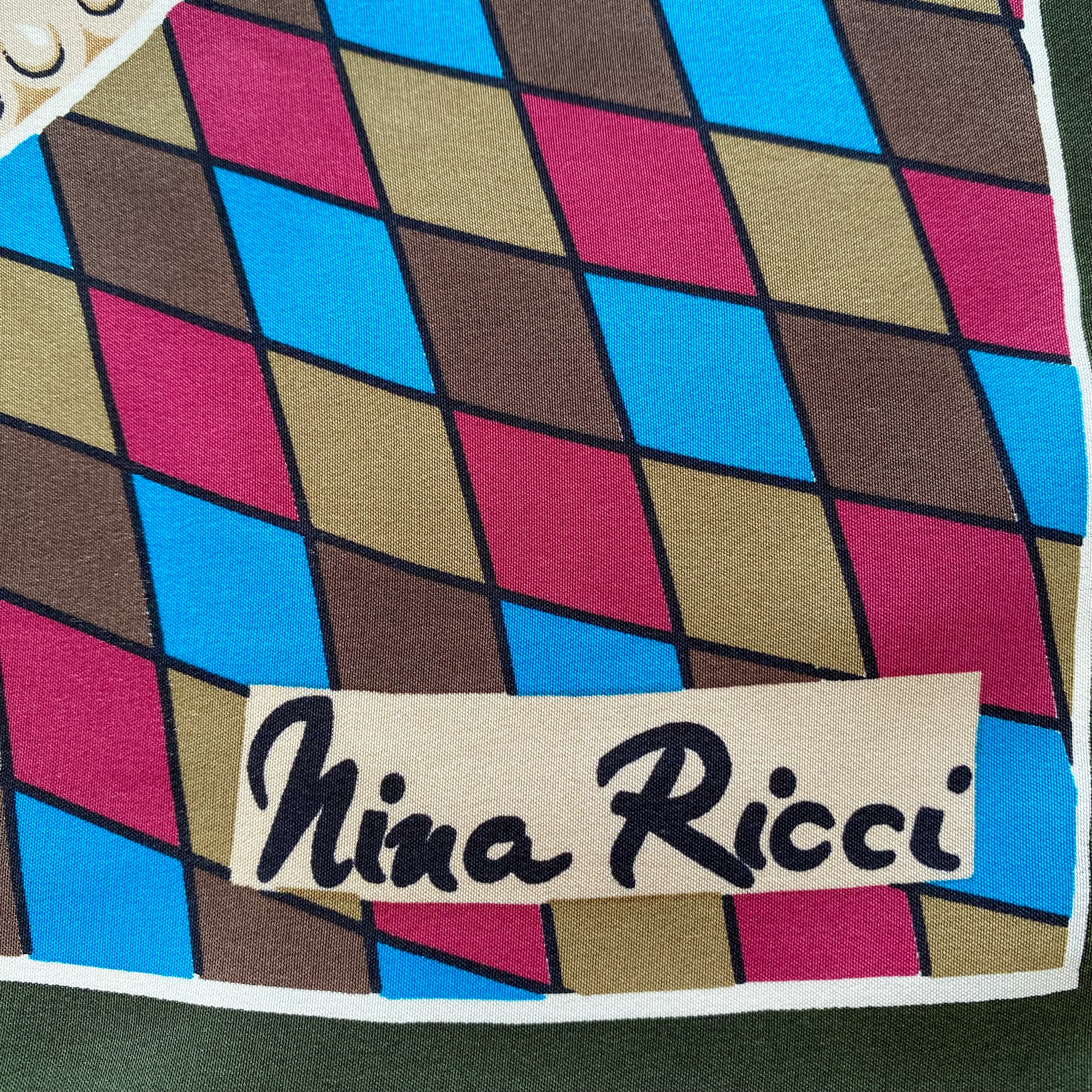 Brand New Boxed Nina Ricci Silk Scarf