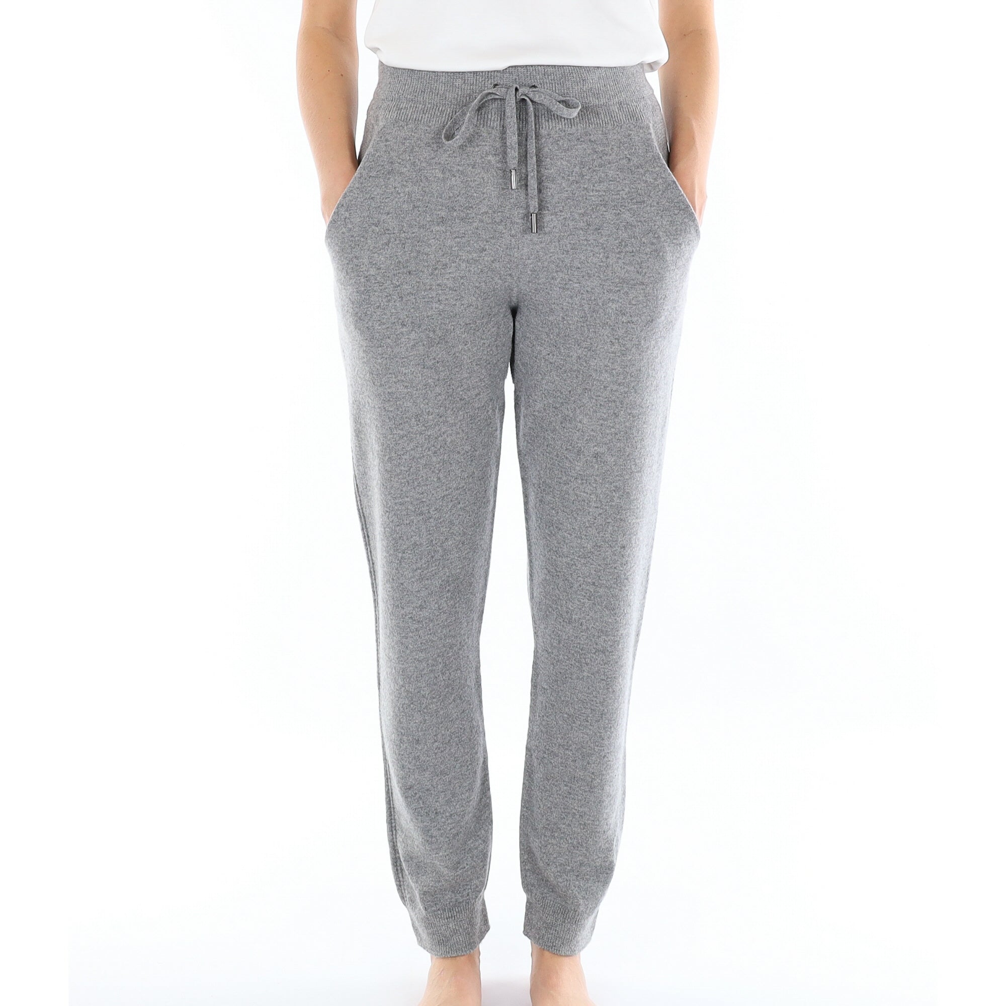 Ash Grey Cashmere Lounge Pants Small